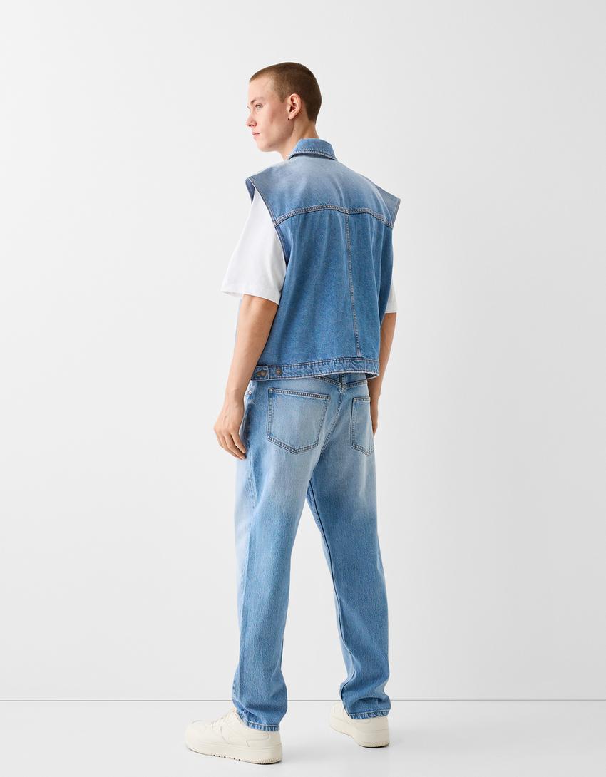 جاكيت فيست دنيم-أزرق فاتح-1