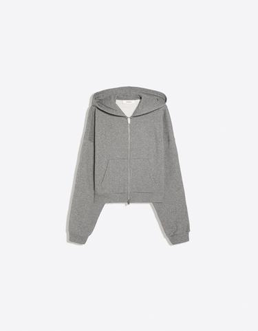 Rhinestone hoodie — Grey 5