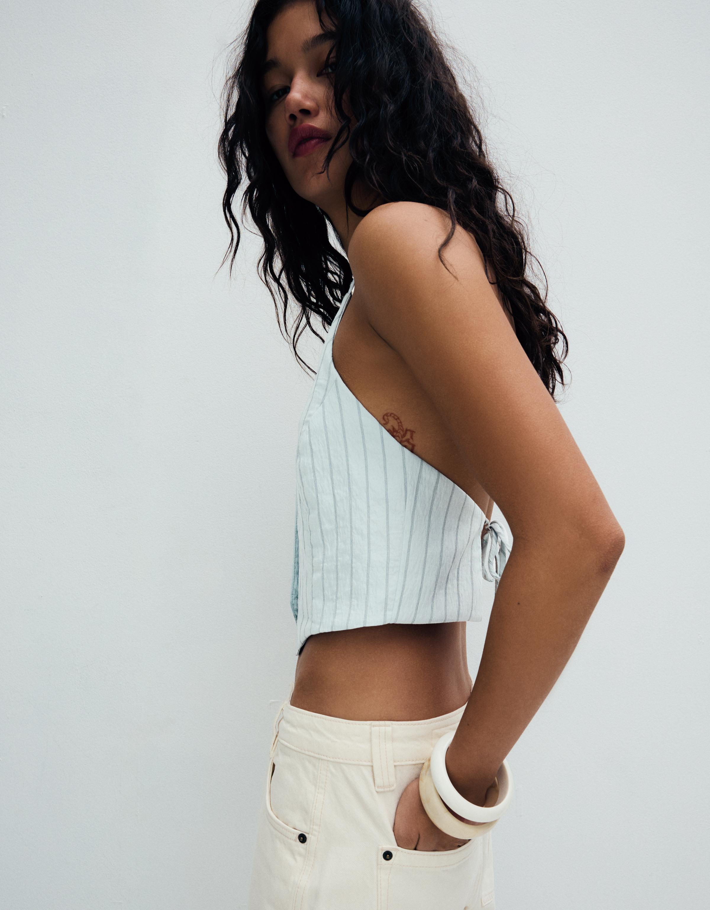 Çizgili halter yelek - Görsel 31