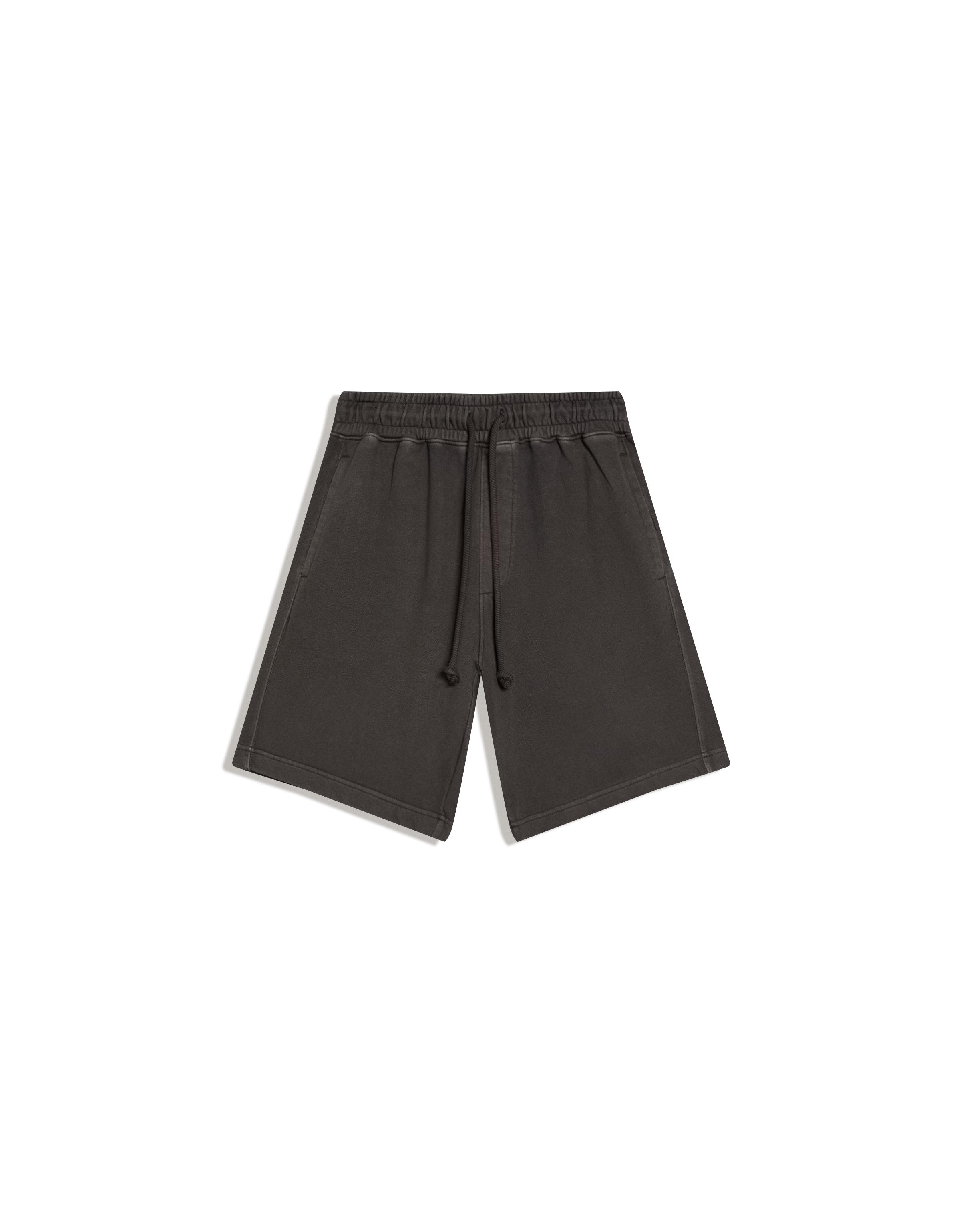 Boxy print Bermuda shorts — Grey