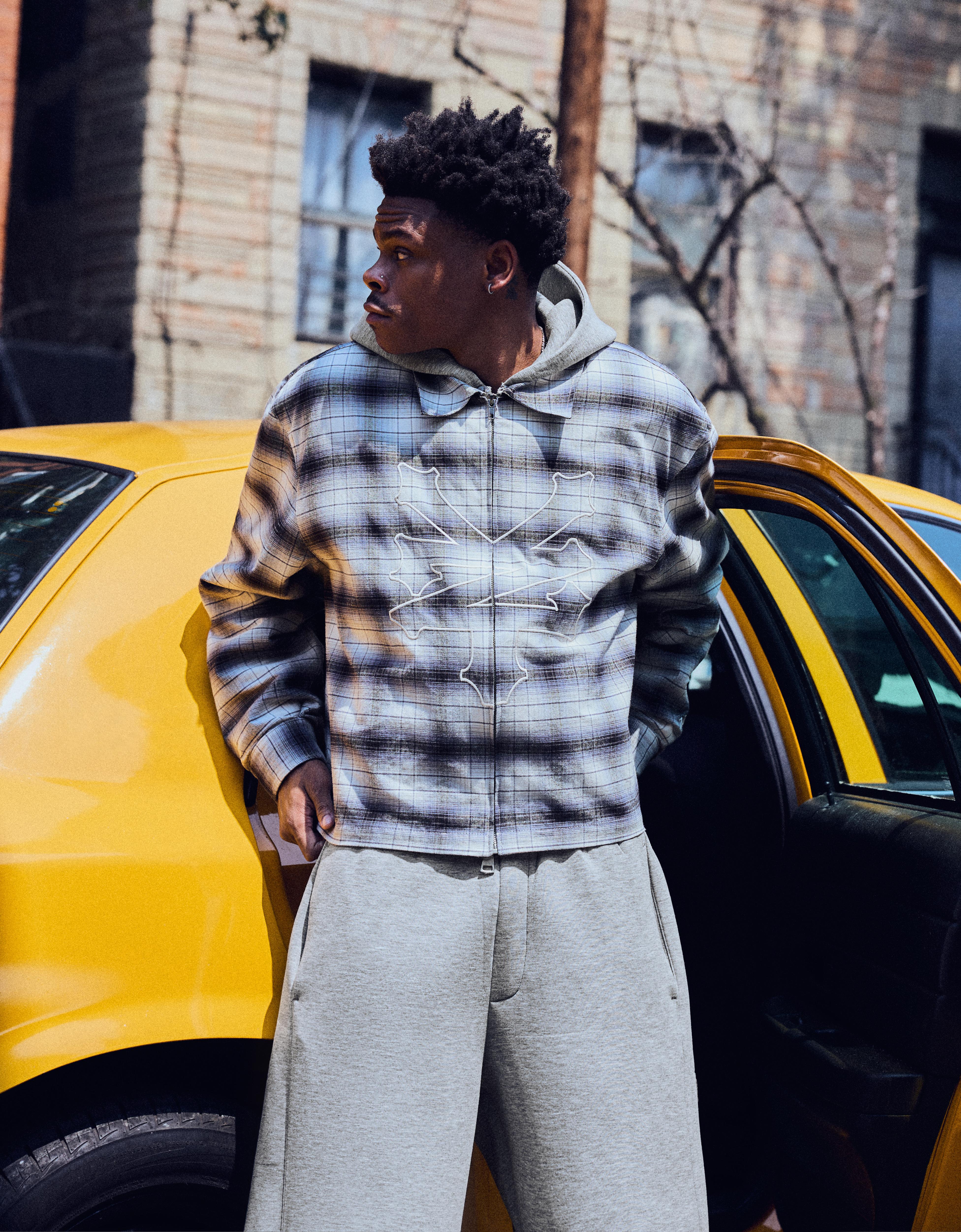 ZOO YORK check overshirt — Blue