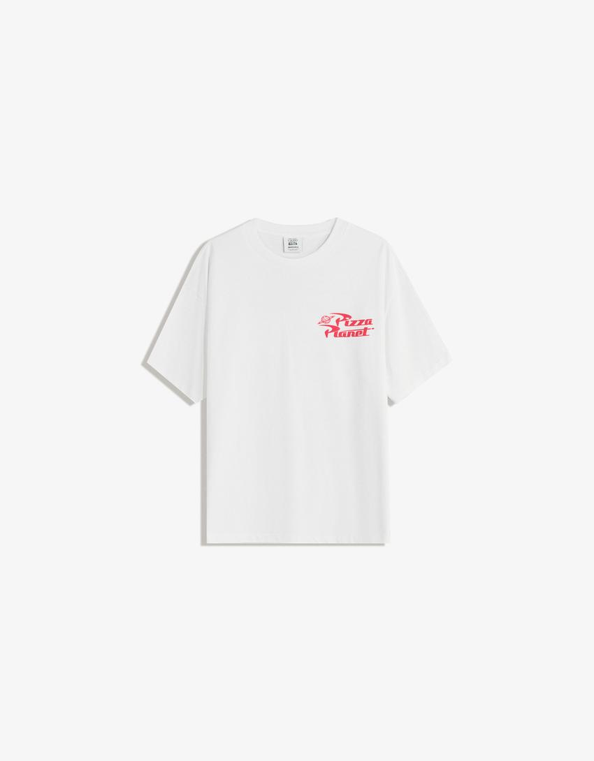 Camiseta Toy Story manga corta-Blanco
