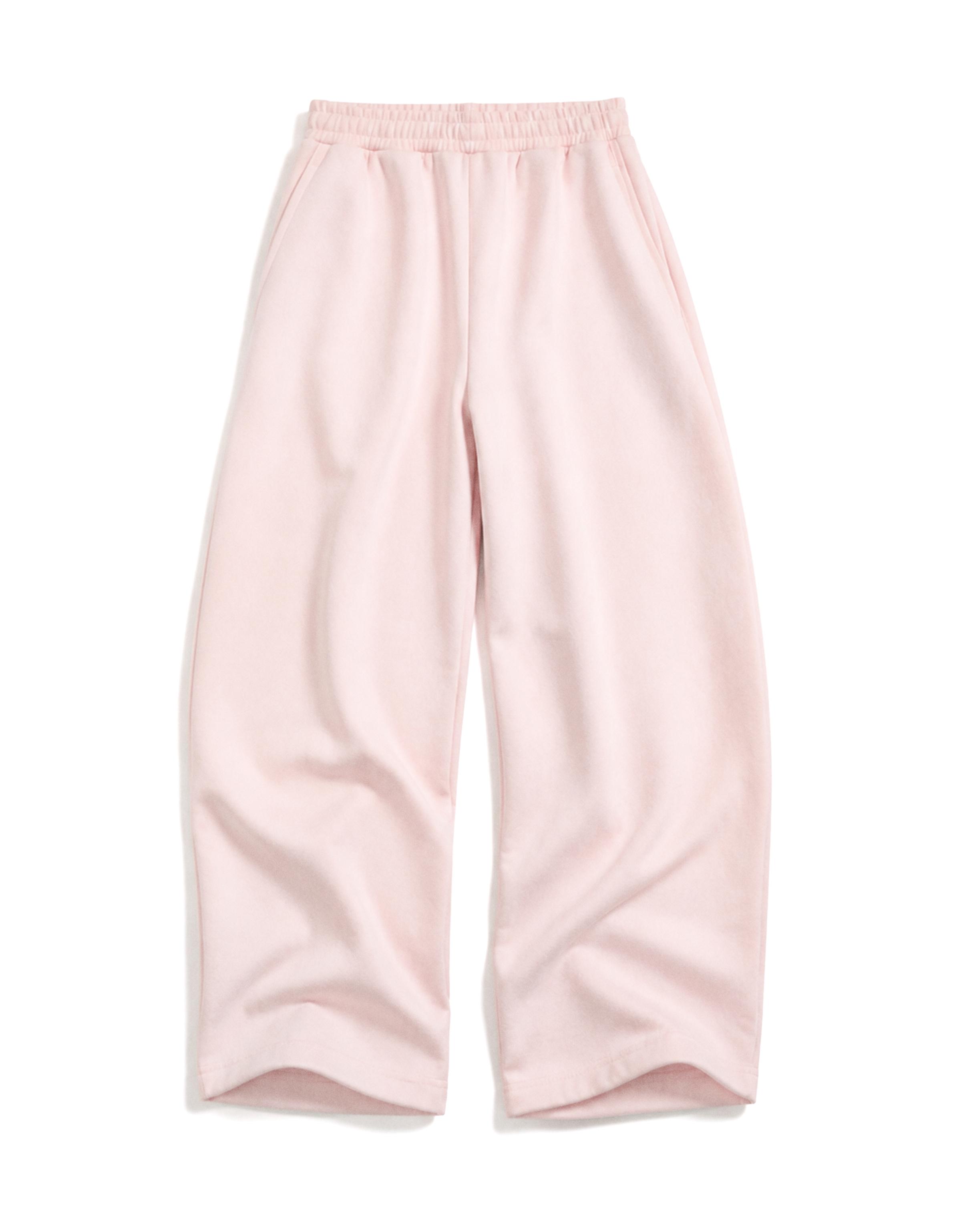 Napped balloon trousers — Pink