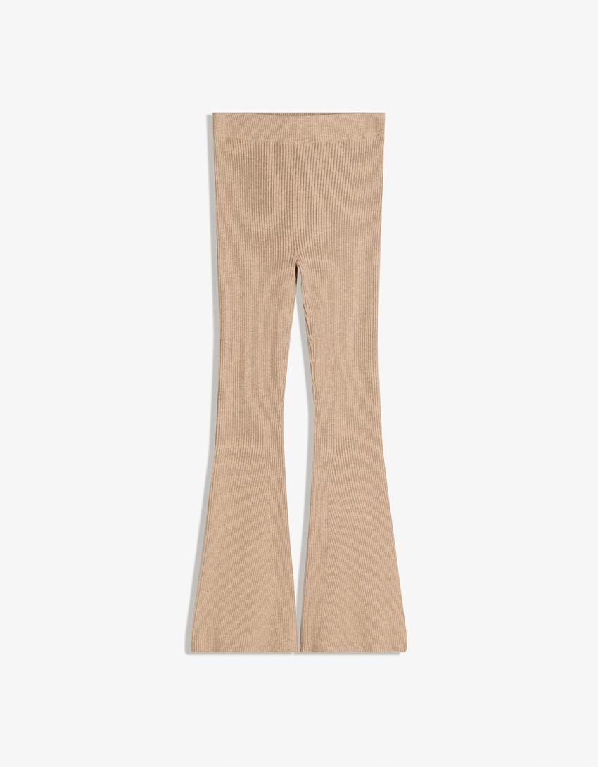 Pantalón punto wide leg-Arena