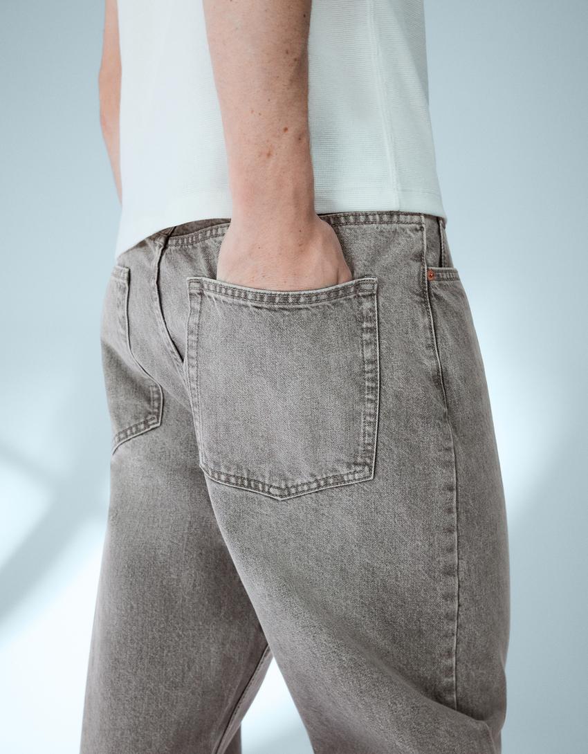 Baggy jeans-Grey