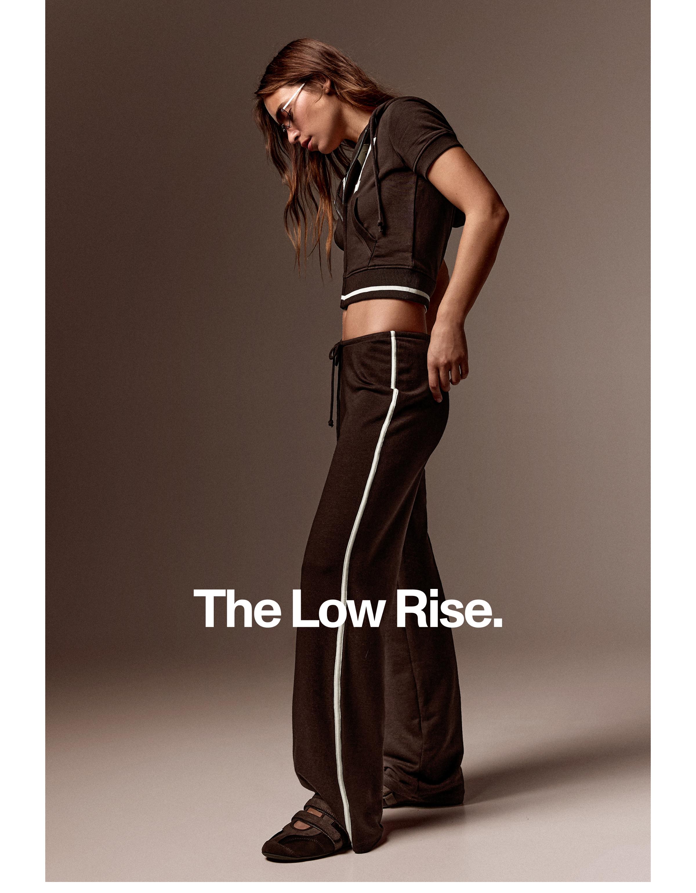 Side-stripe joggers — Brown