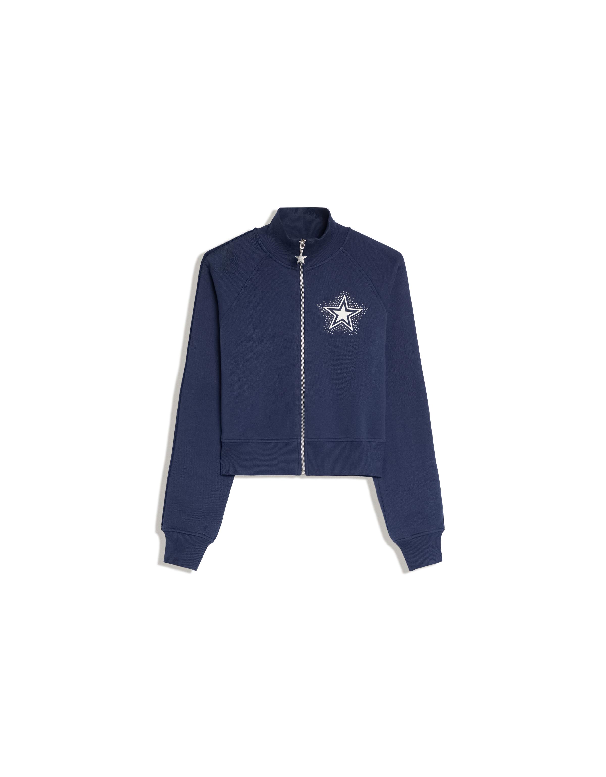 DALLAS COWBOY CHEERLEADERS zip-up sweatshirt — Navy
