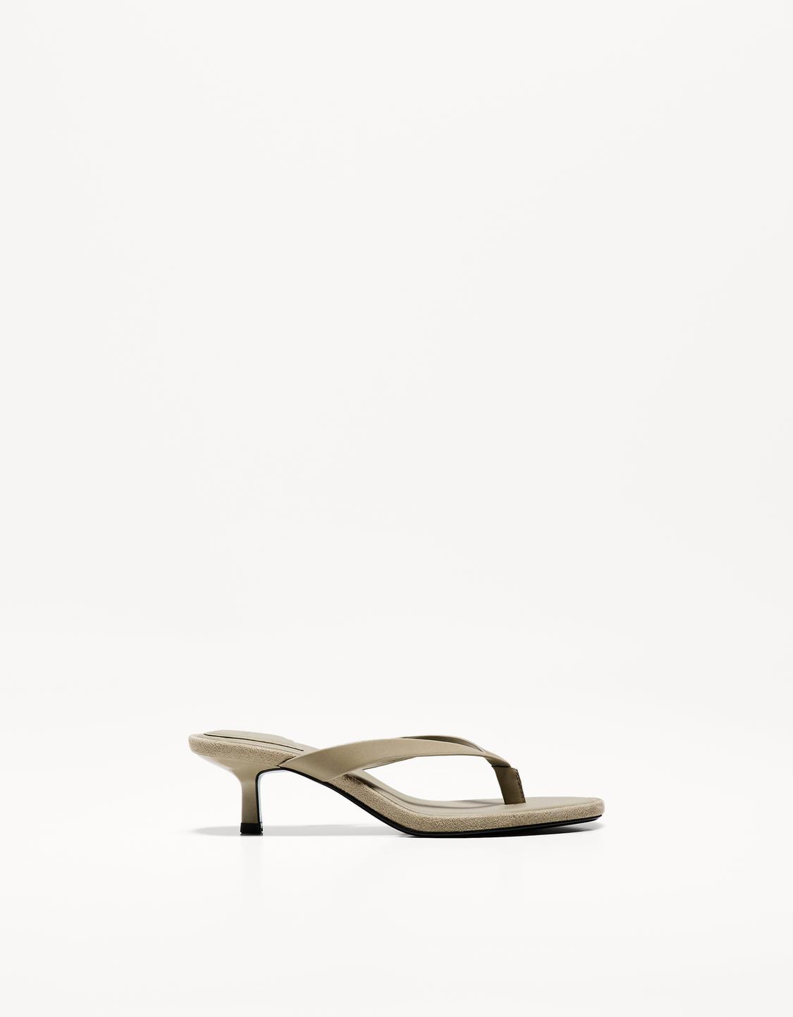 Sandales talon kitten heel