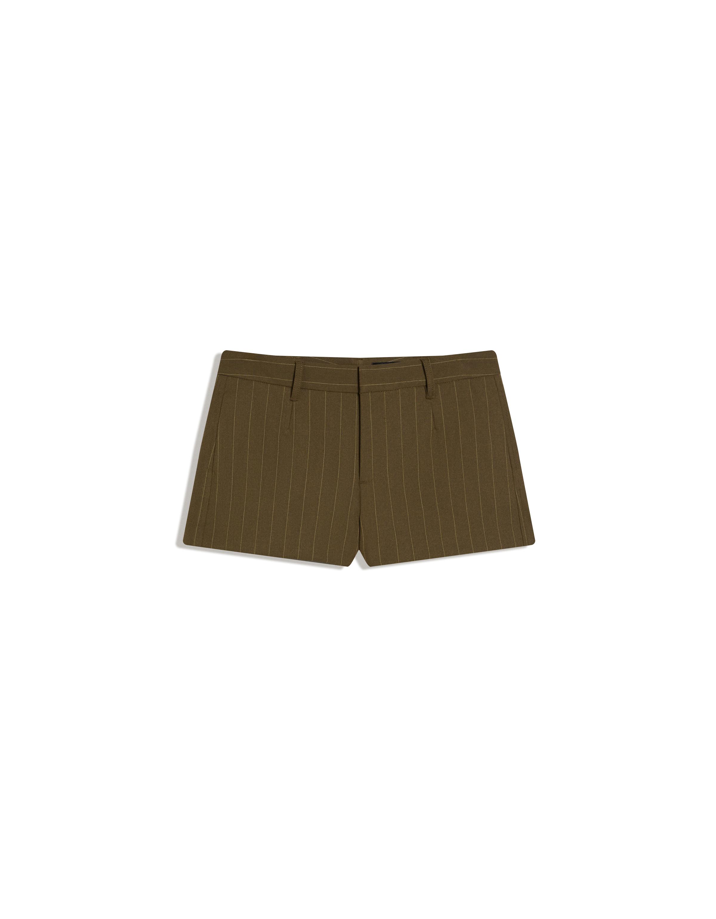 Mini shorts with belt loops