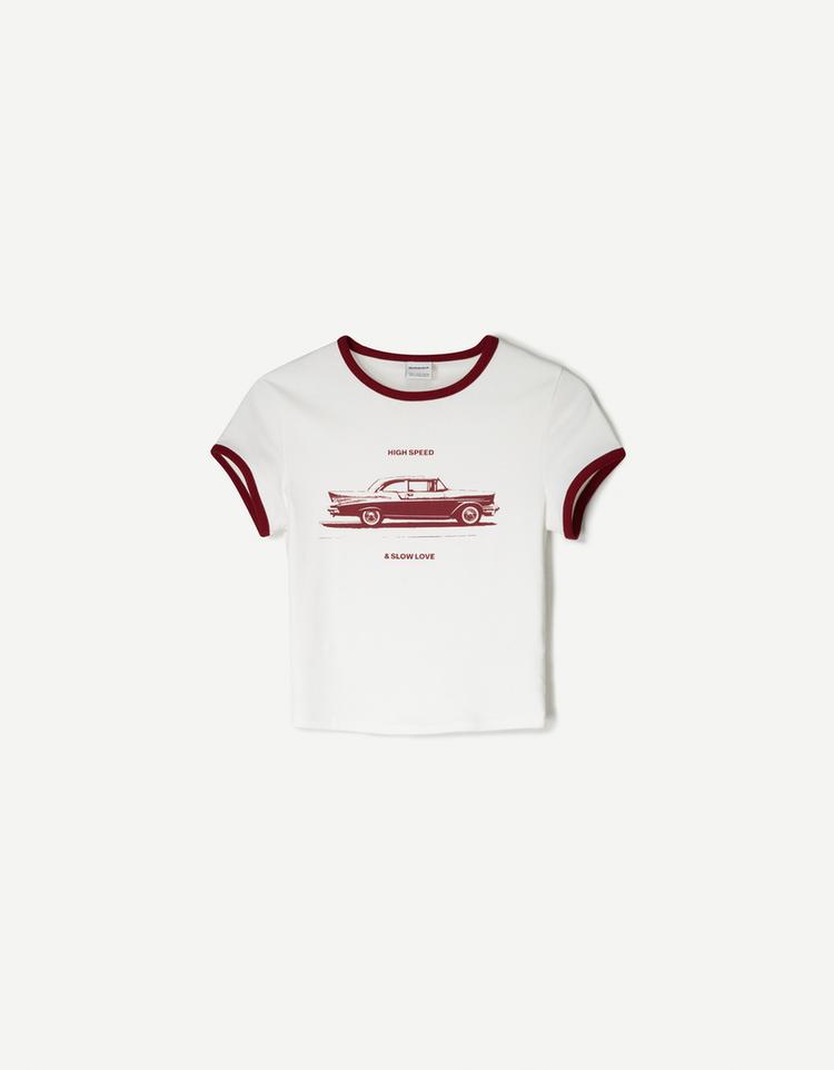 Short sleeve T-shirt with print