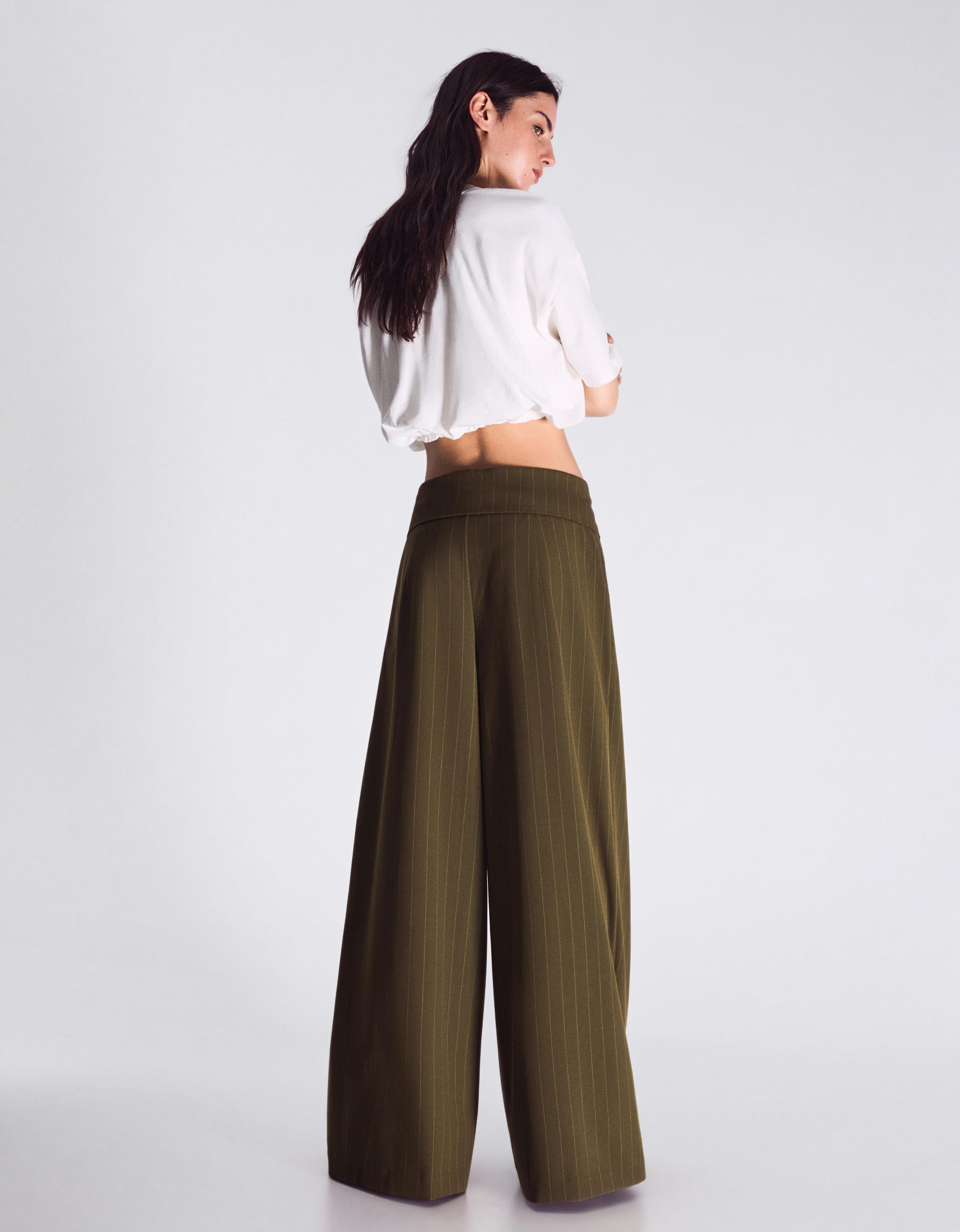 Kıvrık belli pensli pantolon - Görsel 19