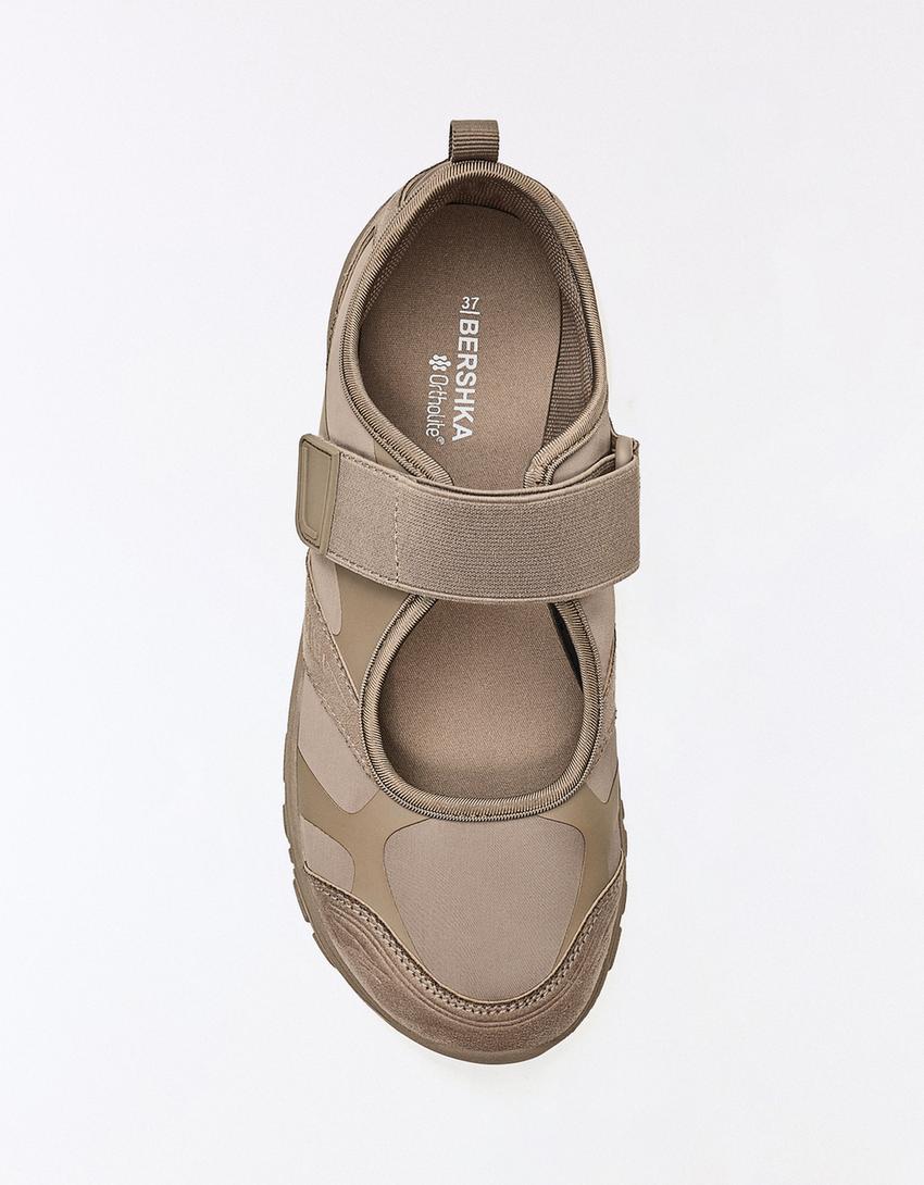 BAREFOOT BALLET FLATS-TAUPE