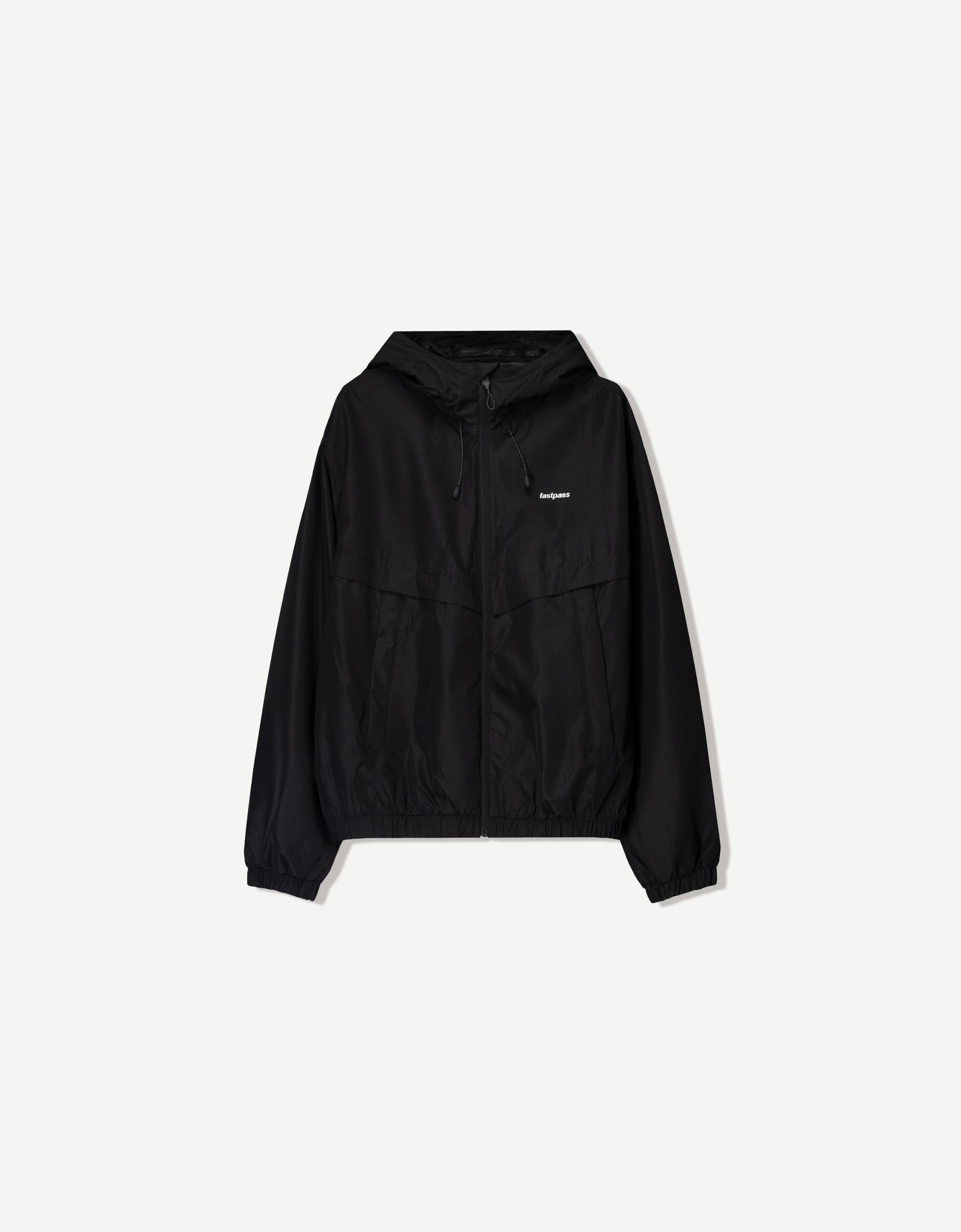 Technical jacket with hood - Outerwear - Men | Bershka Technical jacket with hood - Outerwear - Men | Bershka