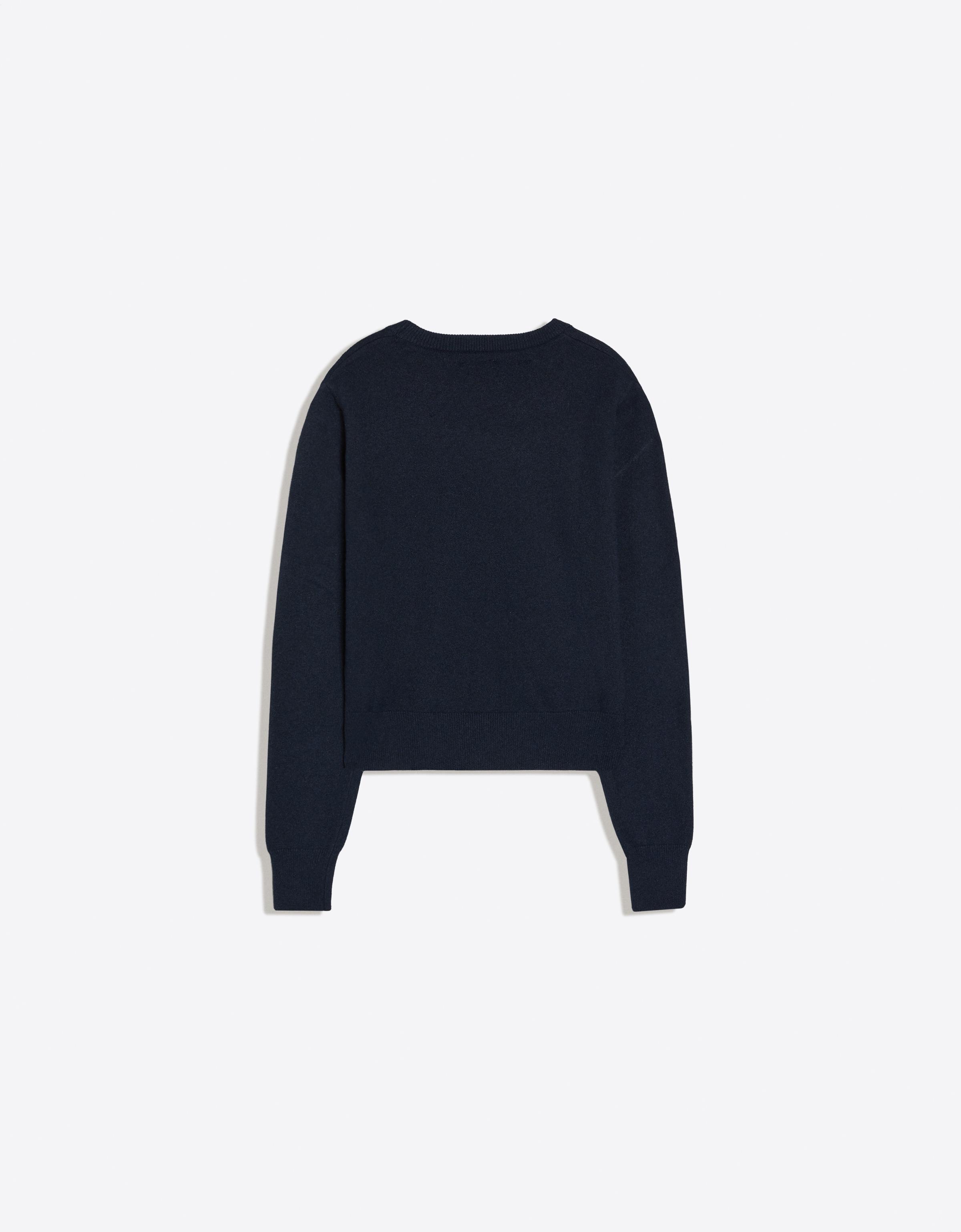 Round neck jumper — Navy