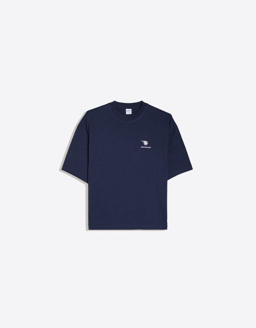 Camiseta boxy fit DUNLOP-Marino