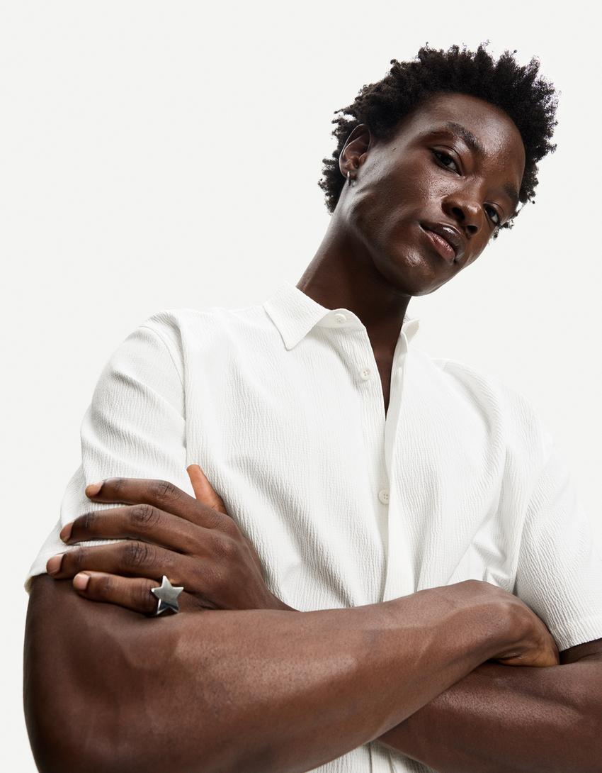 Set camisa y pantalón plisado-Set camisa y pantalón plisado