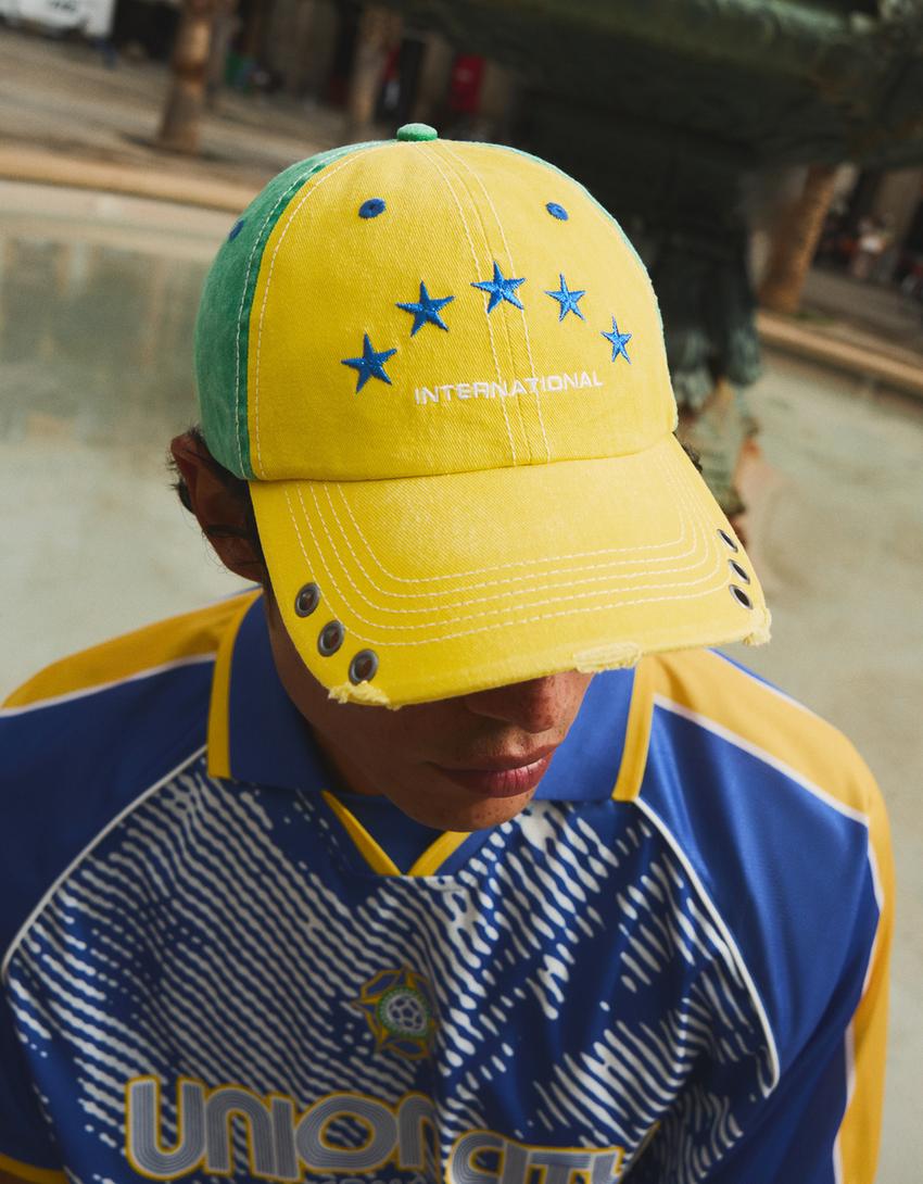 Gorra bordada Brasil