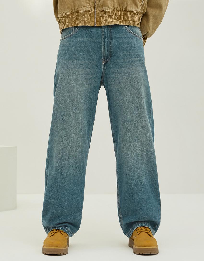 Baggy jeans-Green