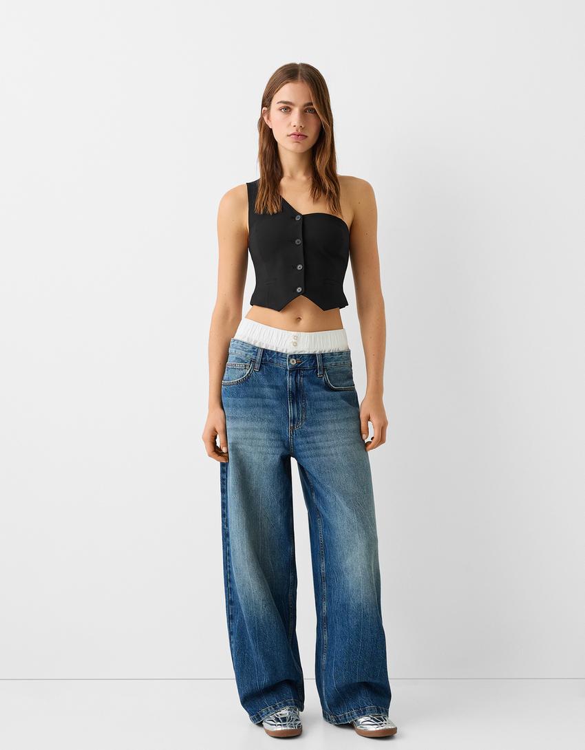 جاكيت فيست غير متماثل-أسود-3