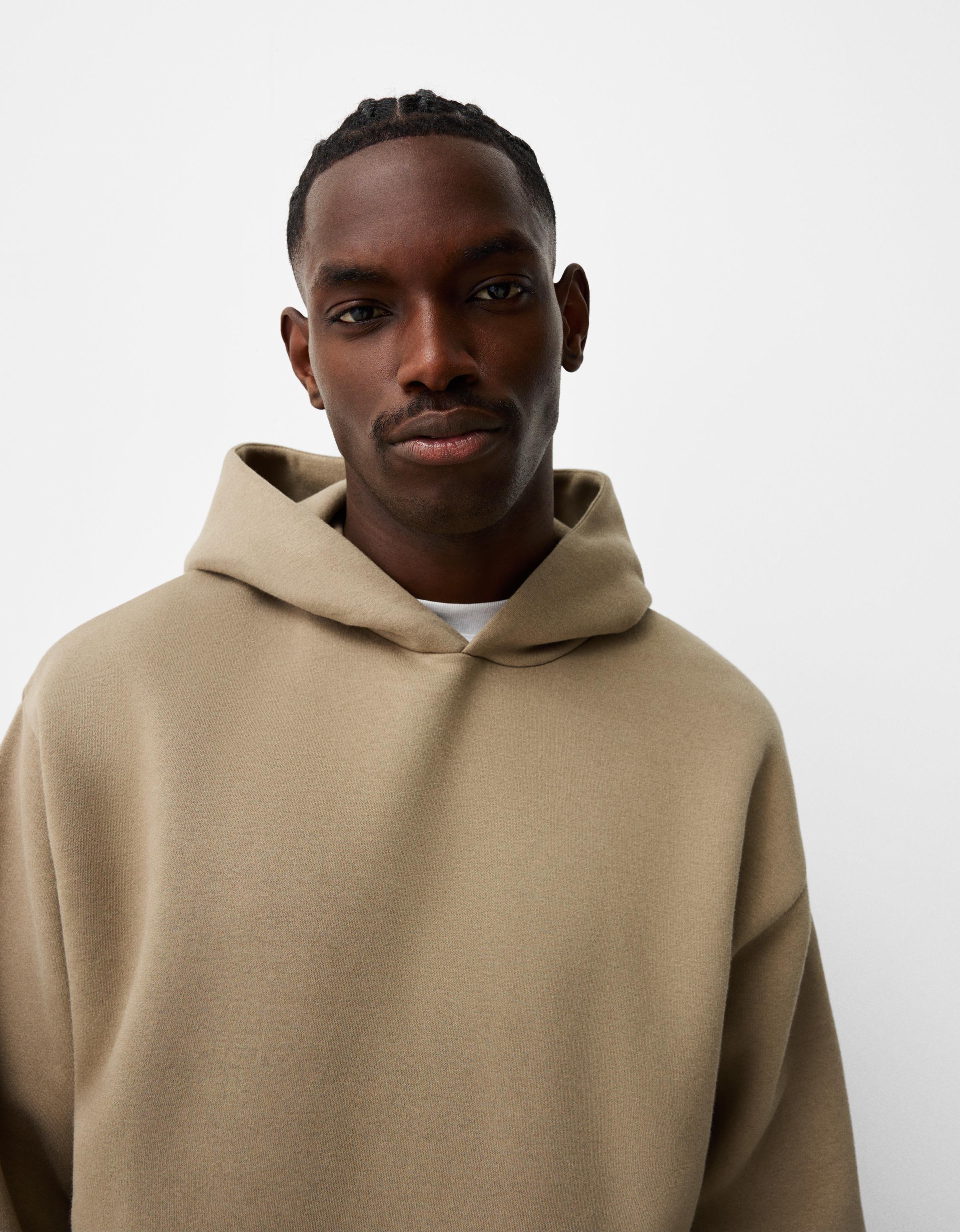 Bershka men's hoodies best sale