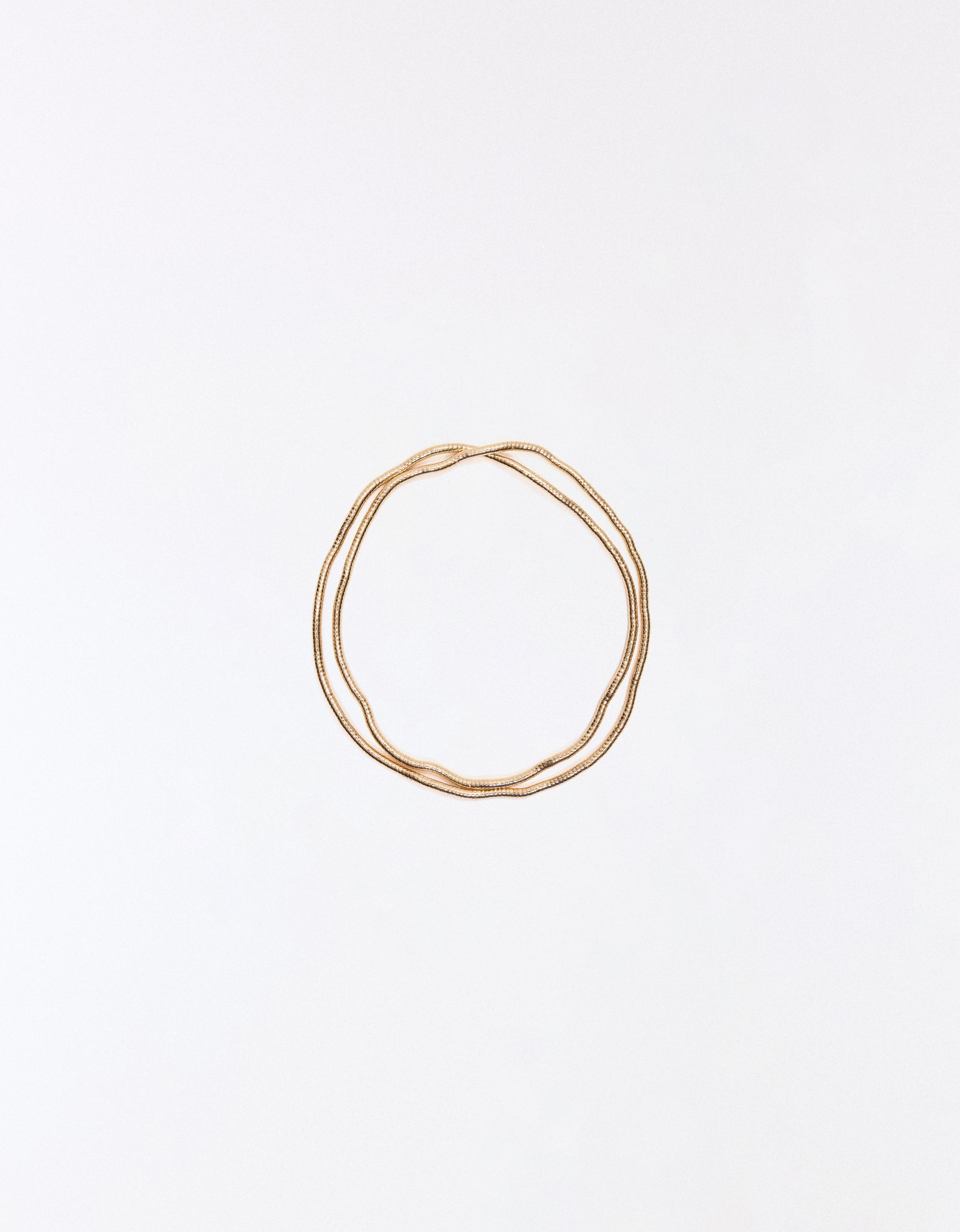 Shapeable necklace — Gold