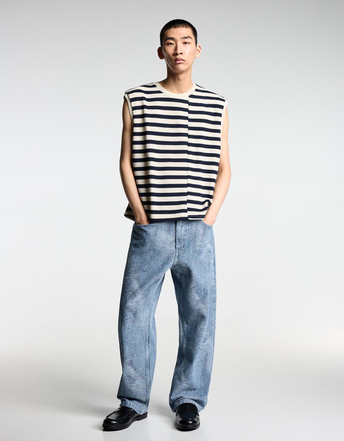 Striped waistcoat