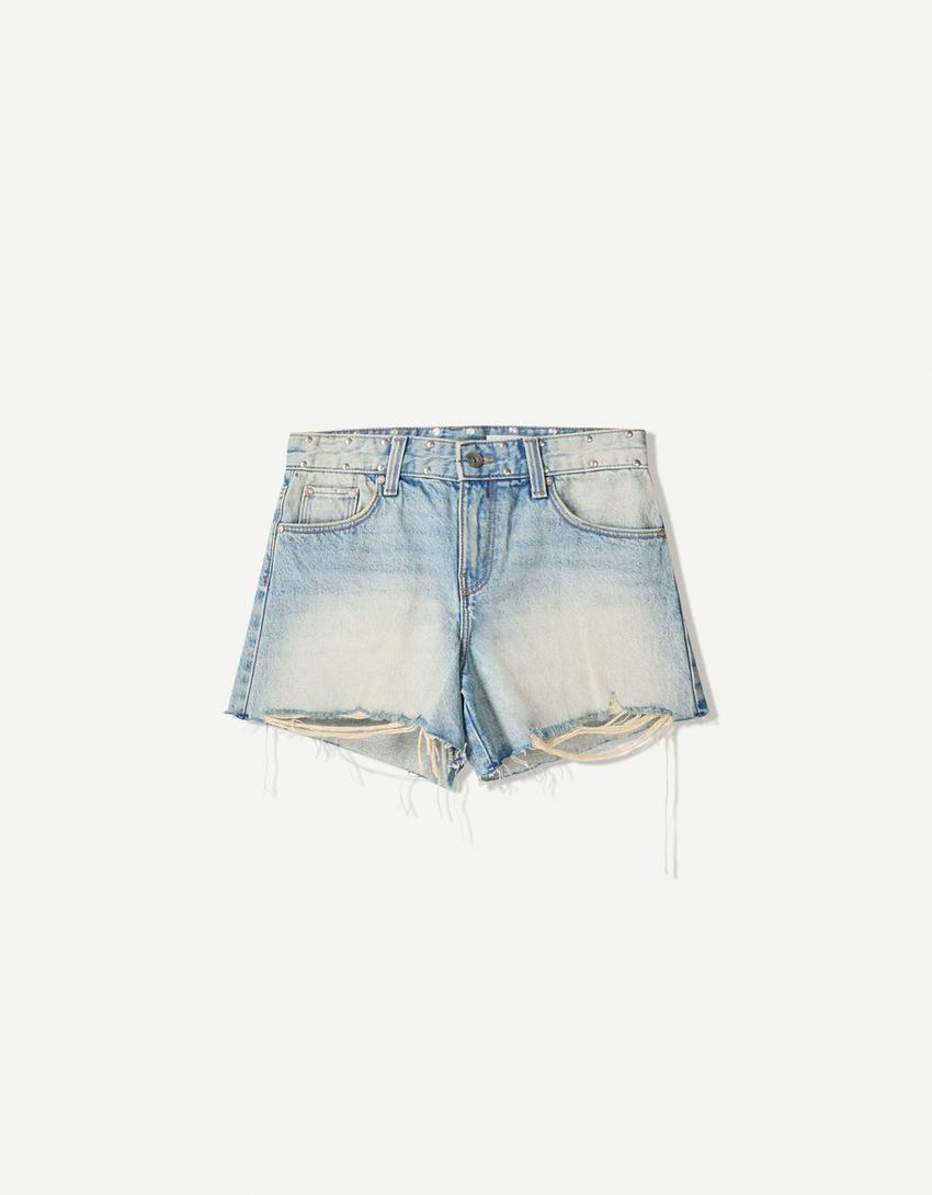 Denim shorts