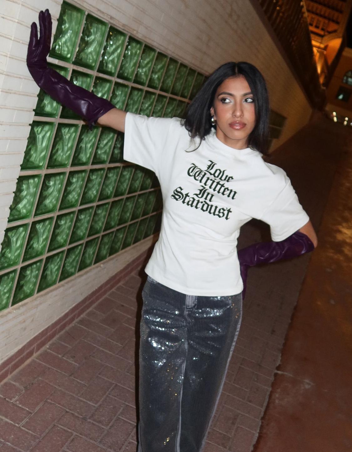 Oversize short sleeve print T-shirt