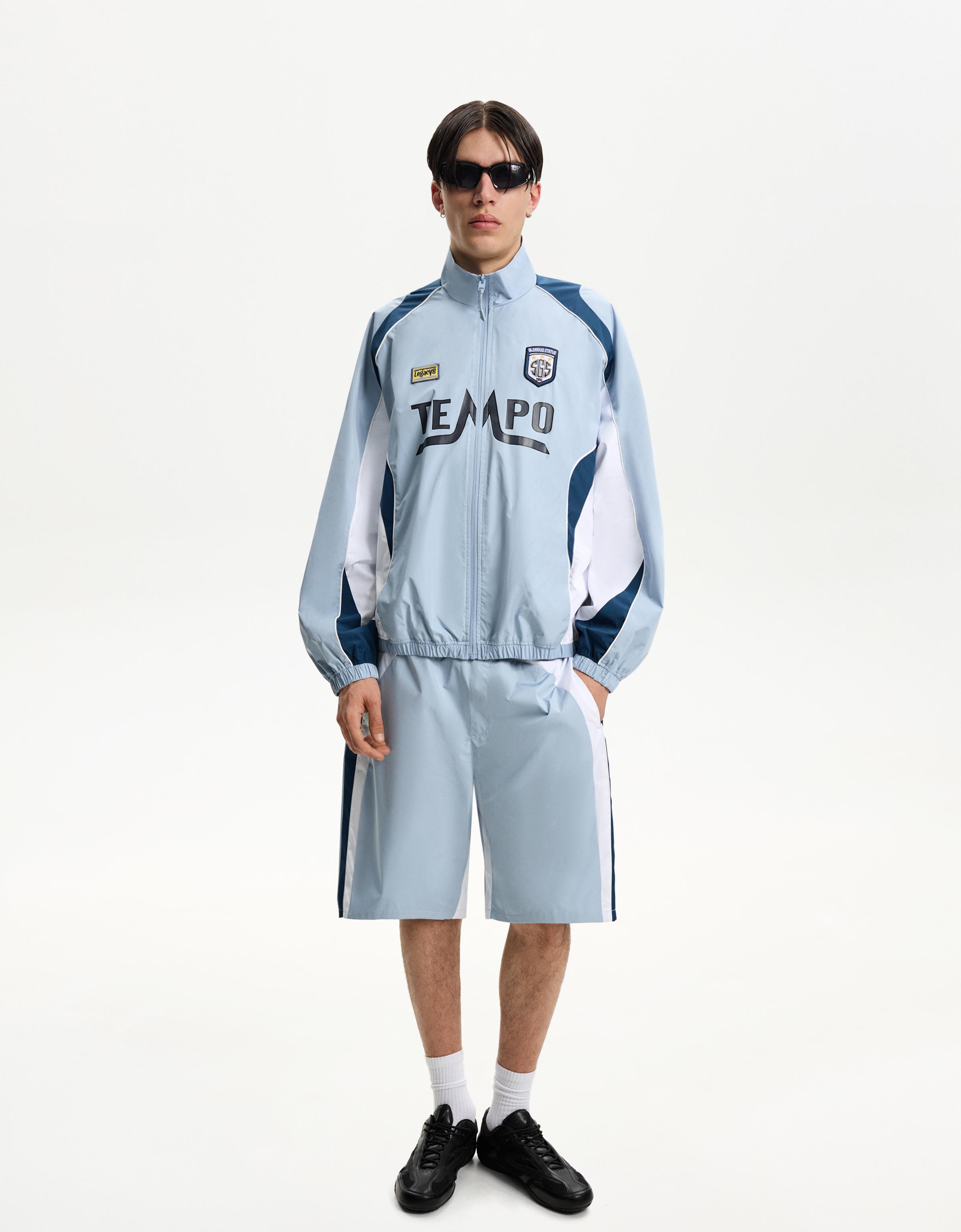 adidas shorts and jacket set