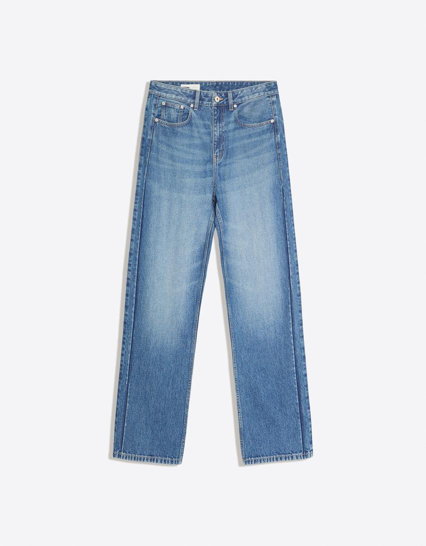 Jeans loose fit-Azzurro