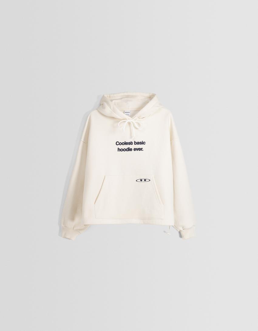 Sweatshirt capuz oversize estampado-Pedra-4