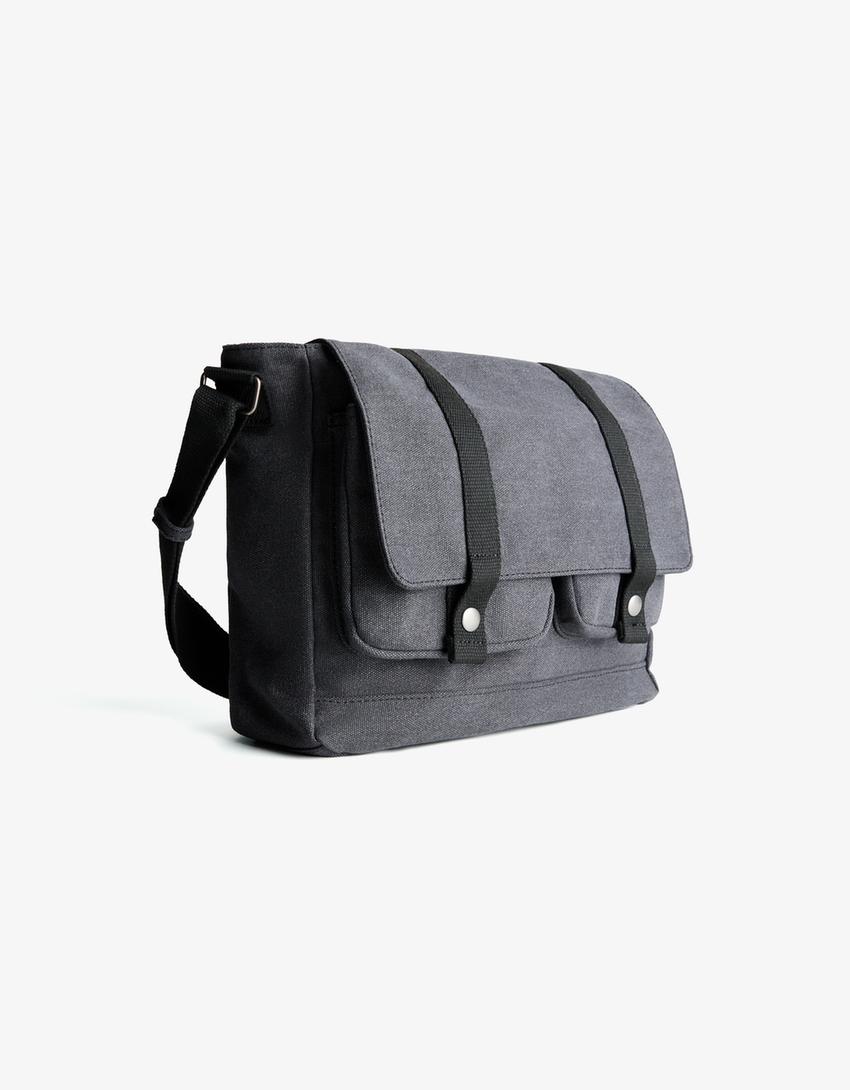 Bolso petos frontais-Negro-1