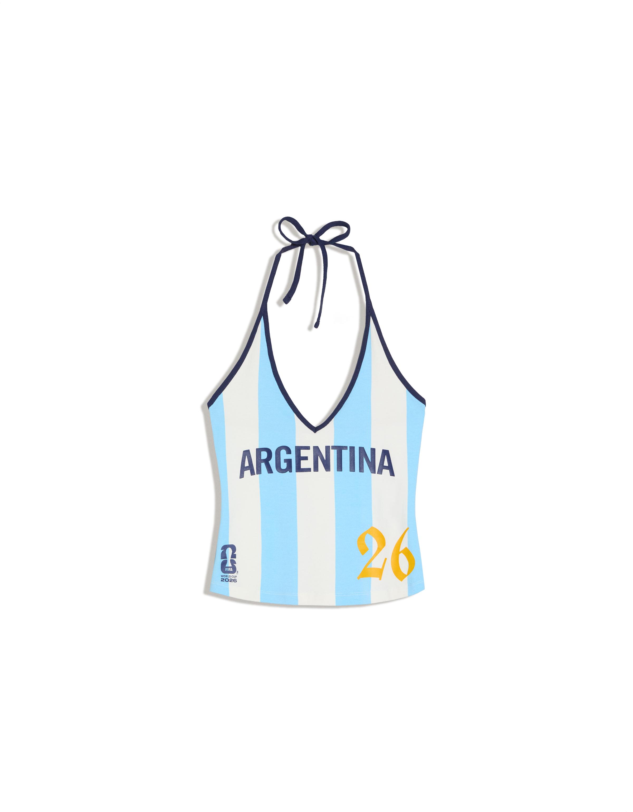 Argentina FIFA WORLD CUP™ halter top — Sky blue
