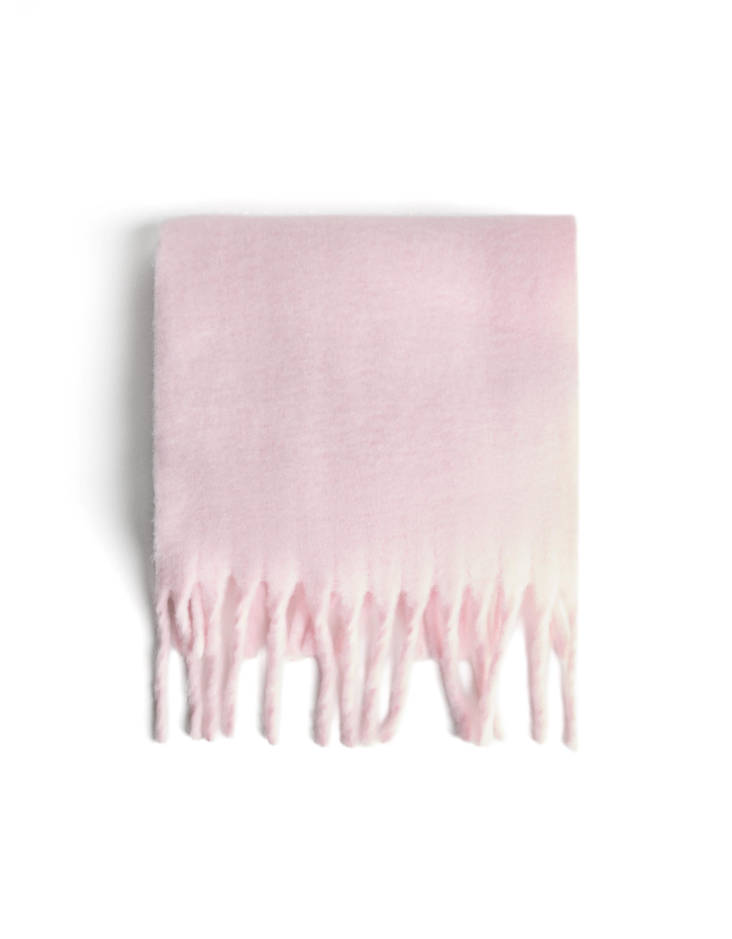 Solid-coloured scarf — Pink