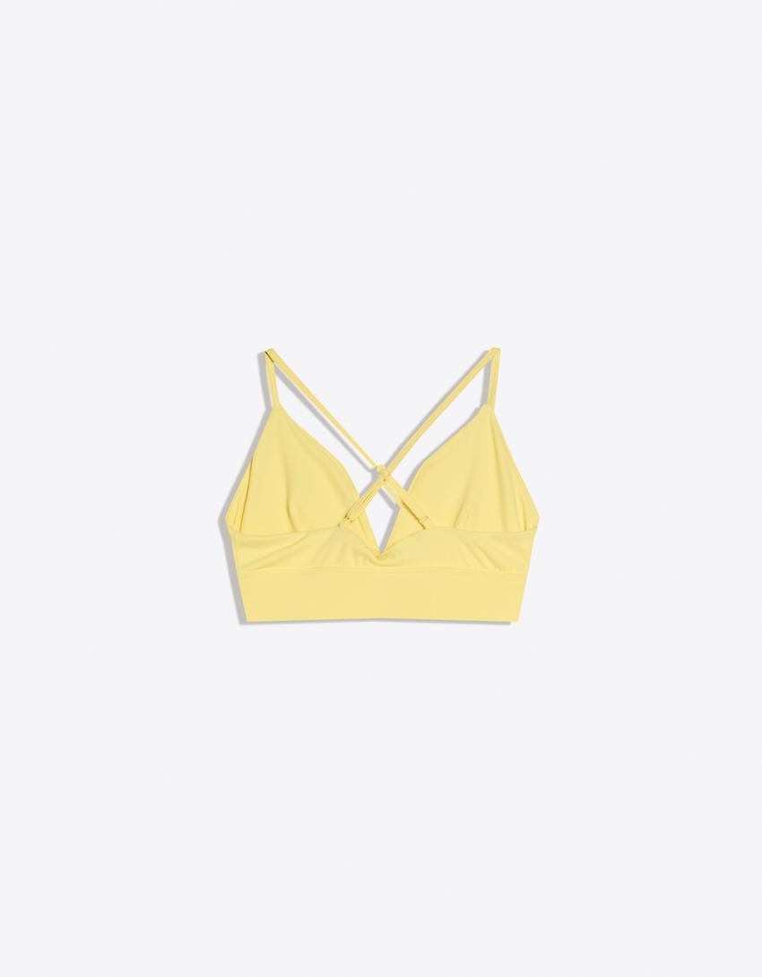 Technical bra strappy top-Banana