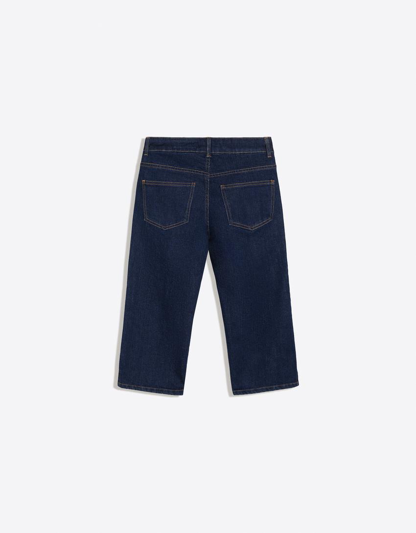 7/8-Jeans-Marinenblau