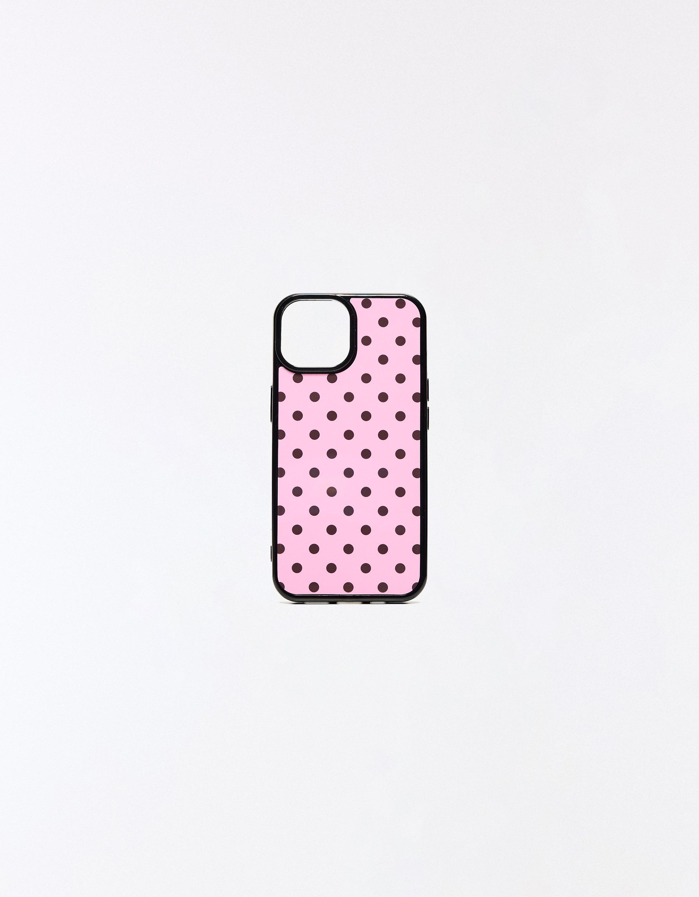 Funda Móvil Lunares Mujer Iphone 17 Pro Rosa