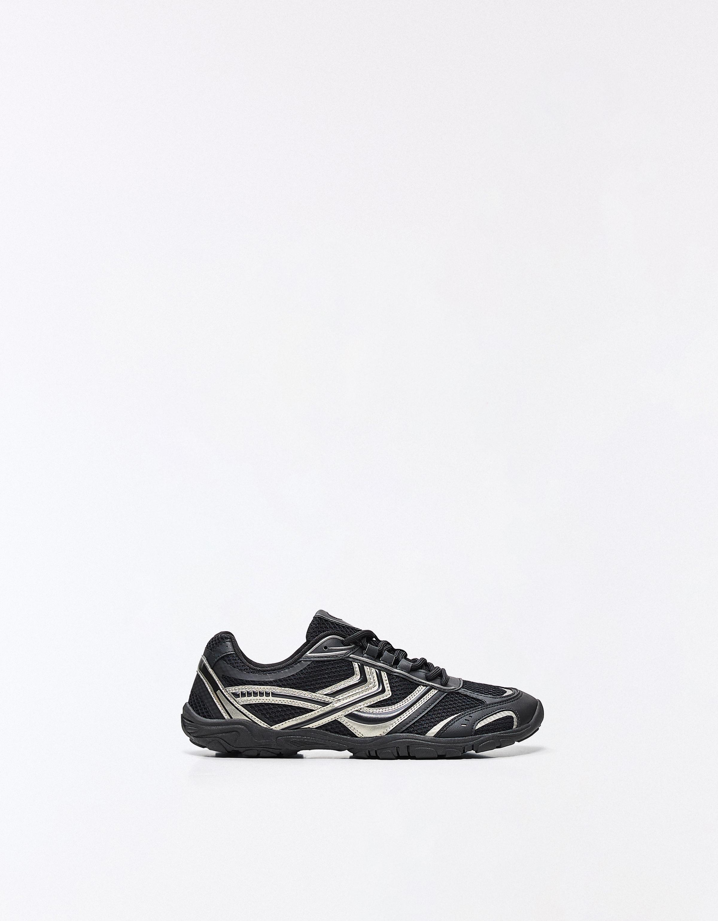 Bershka Buty Sportowe Barefoot Mężczyzna 46 Czarny