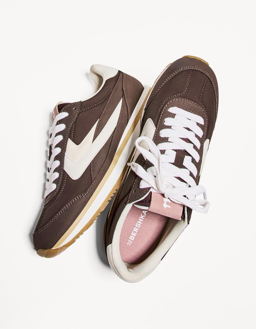 Baskets rétro-Marron