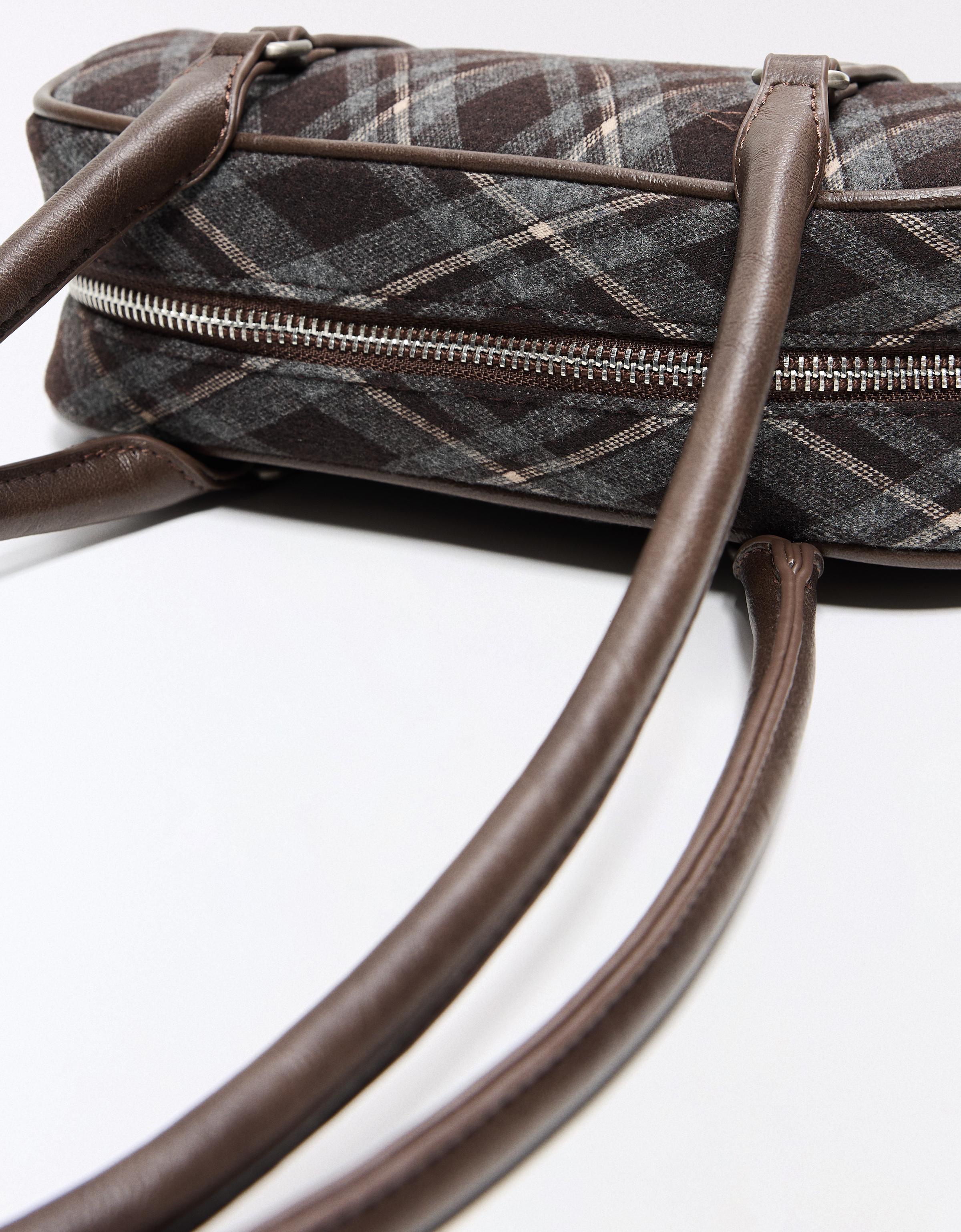 Mini bowling bag — Brown