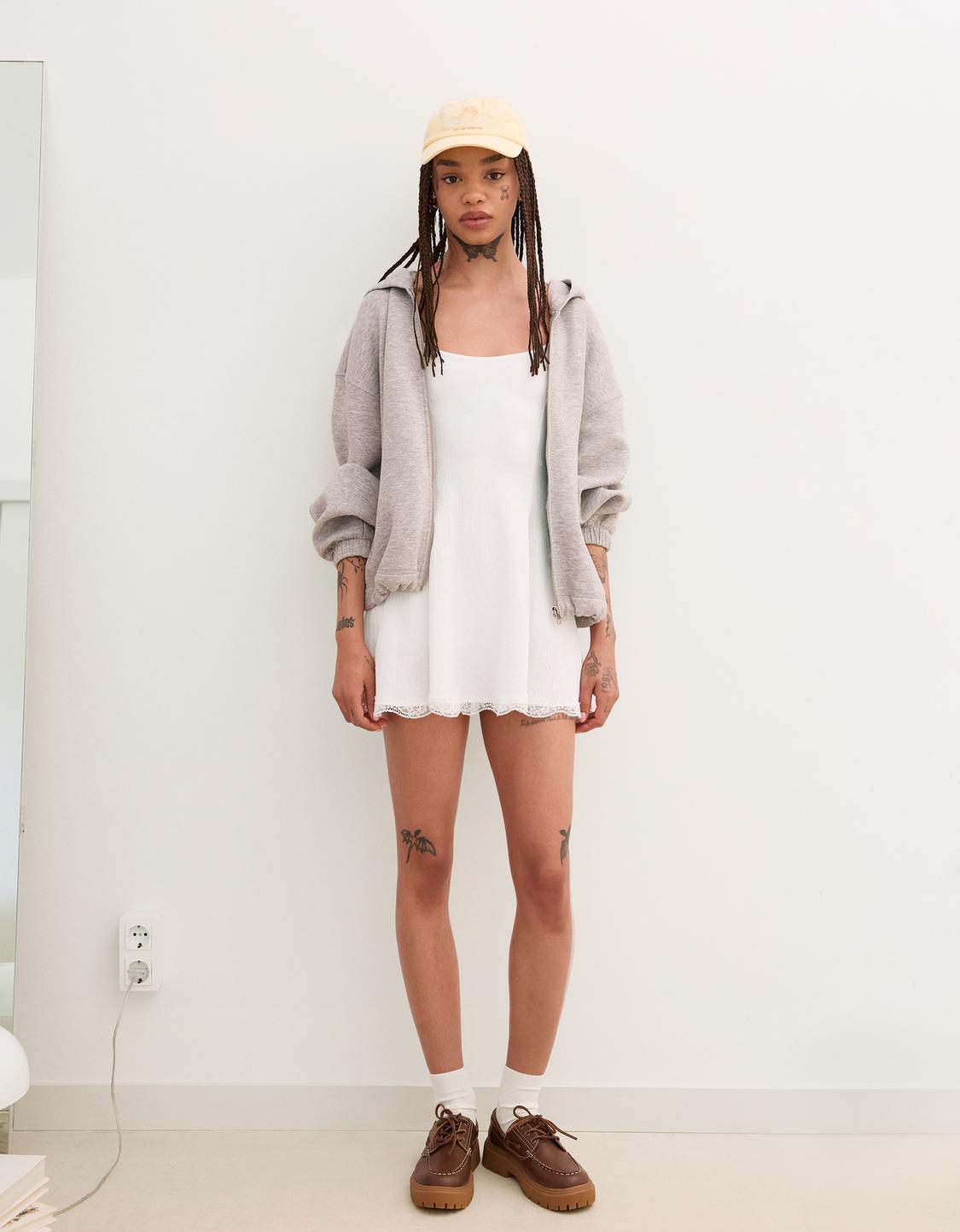 Strappy short jumpsuit