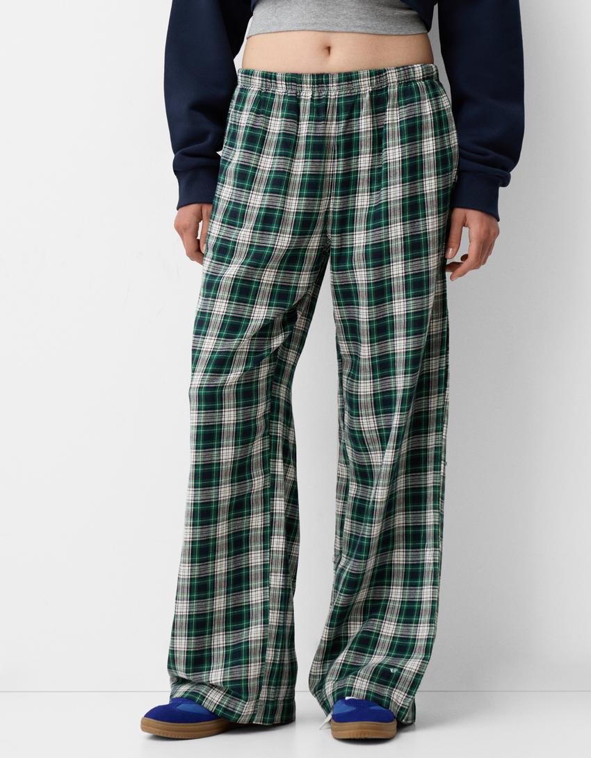 Cuadros Bershka Pantalon Vichy Bershka Falda Pantalon Bershka