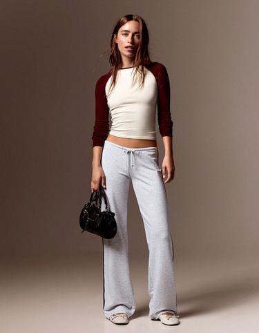Side-stripe joggers — Grey 1