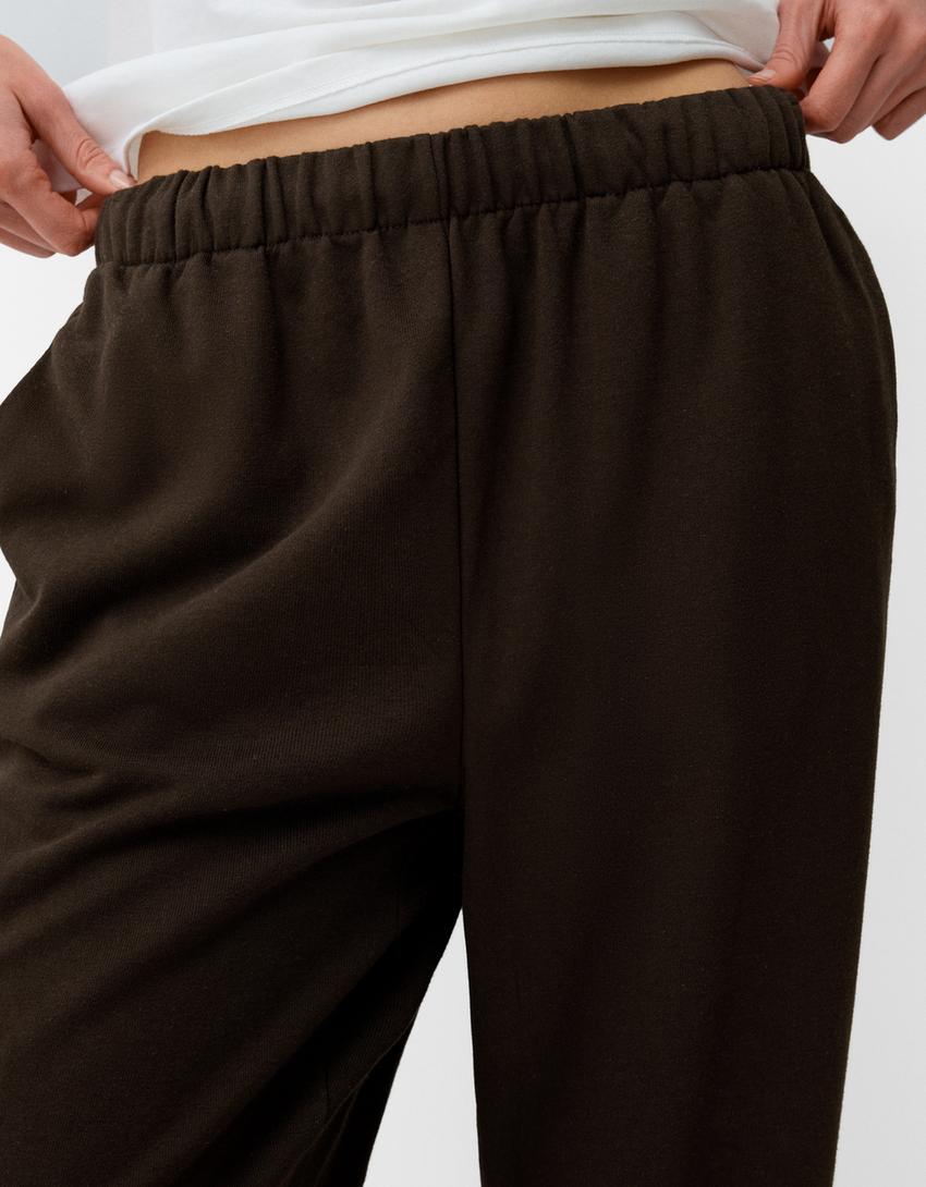 بنطلون رياضي بلش-بني-6