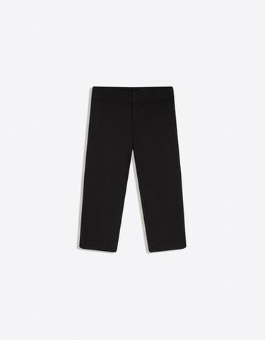 Capris with split hems — Black 5