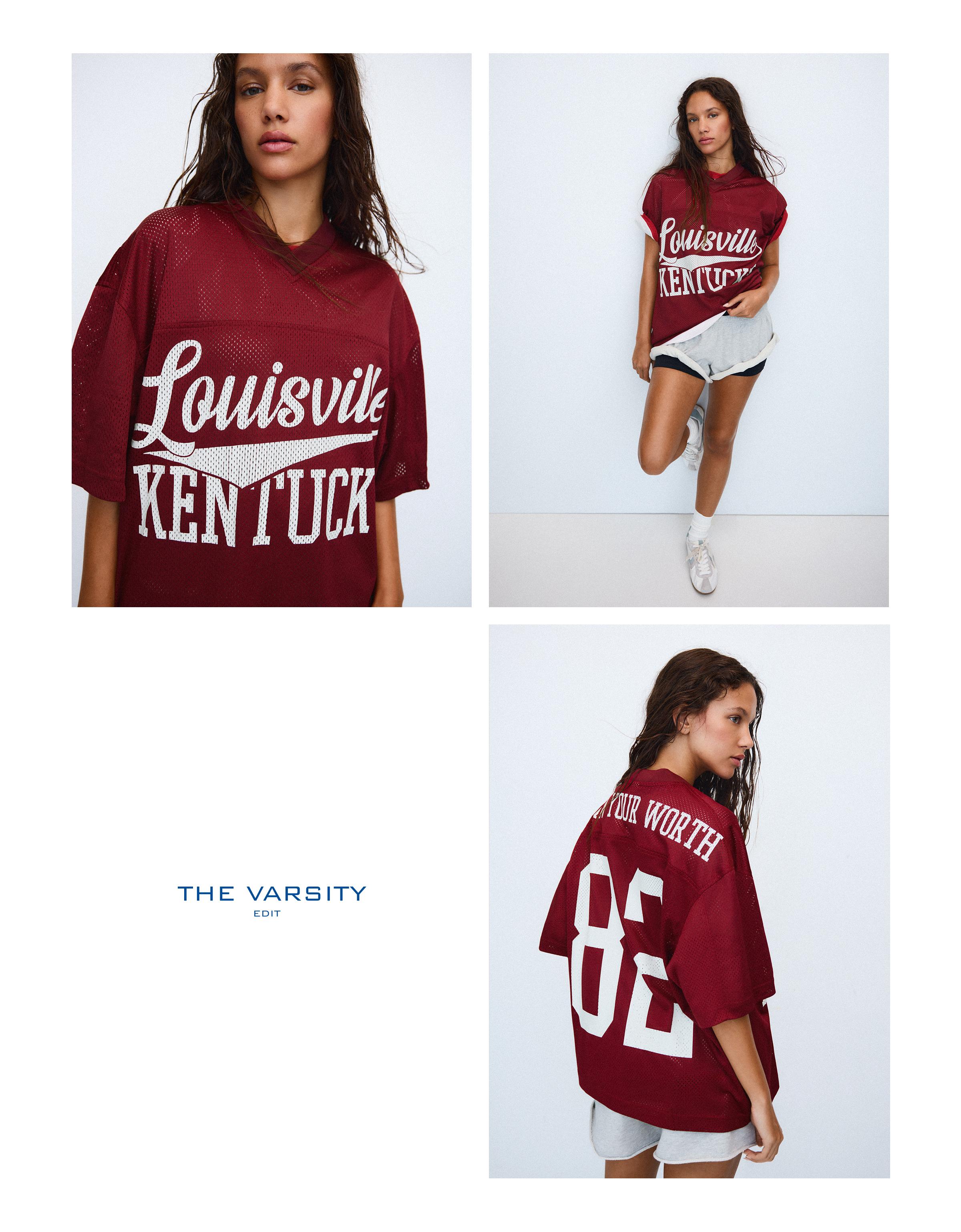 Bershka File baskılı tişört görsel 8