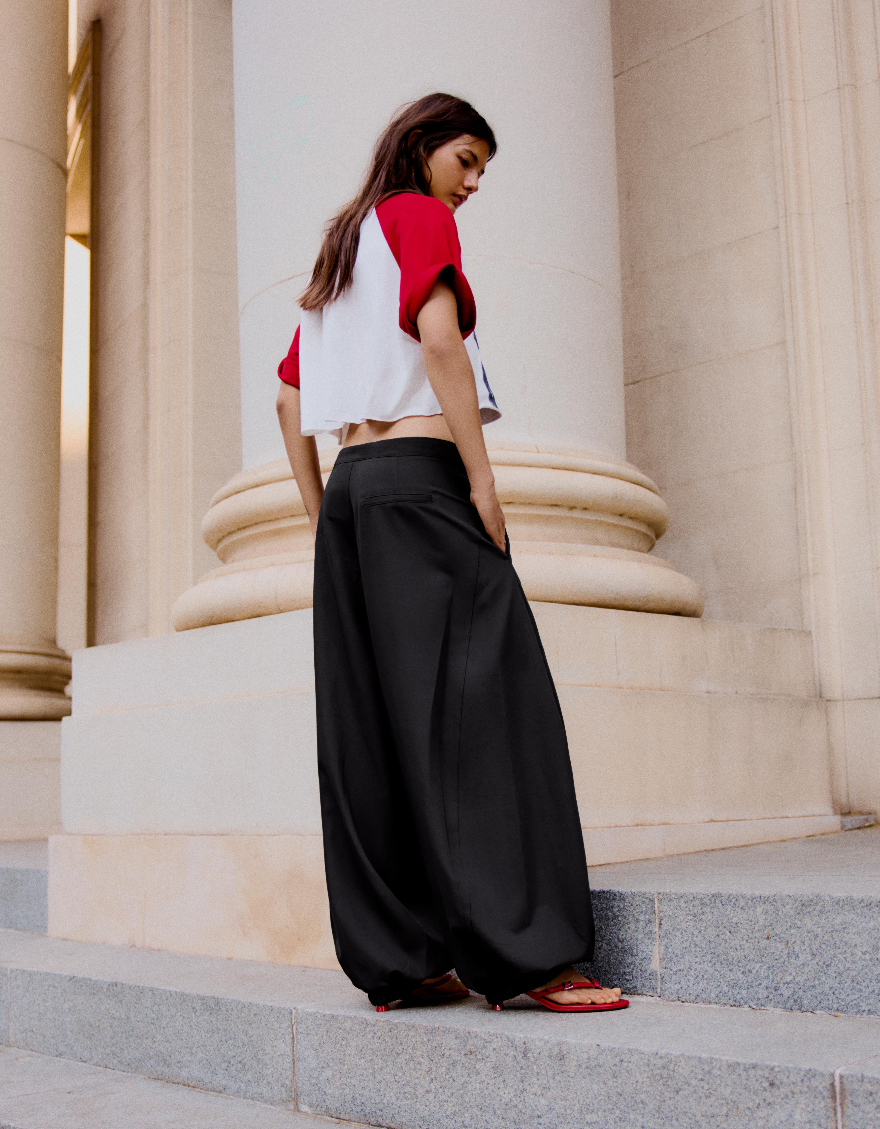 Checked bloomers — Black