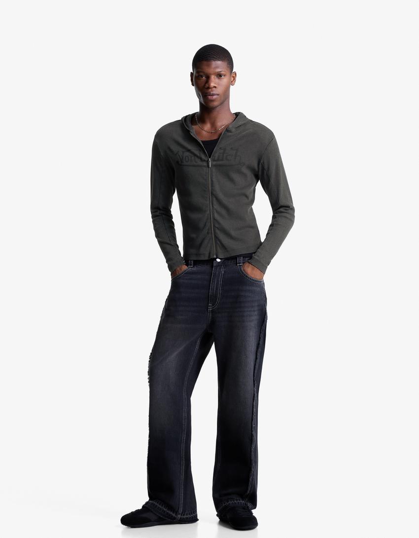 Sweat Von Dutch zippé-Gris