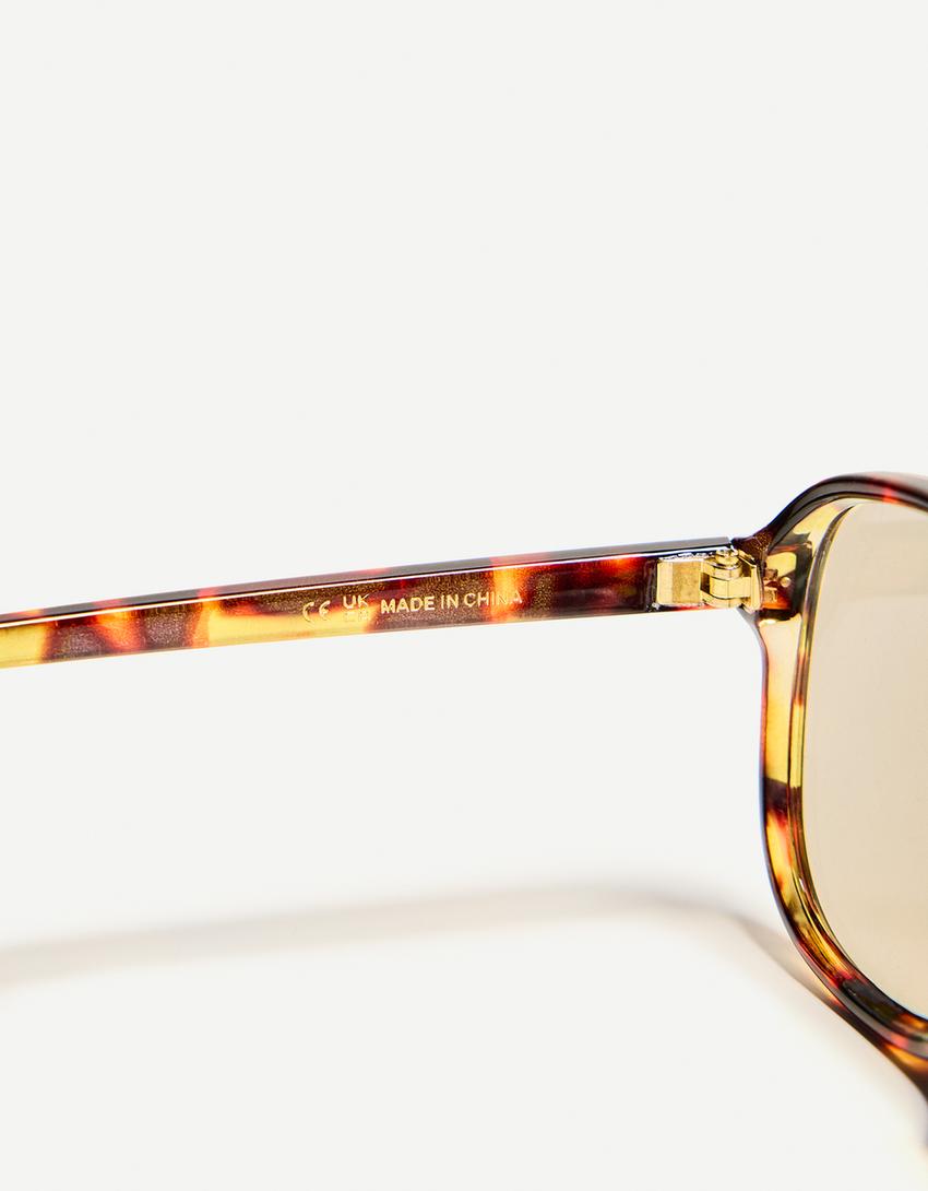 Resin glasses with blue light filter-Brown