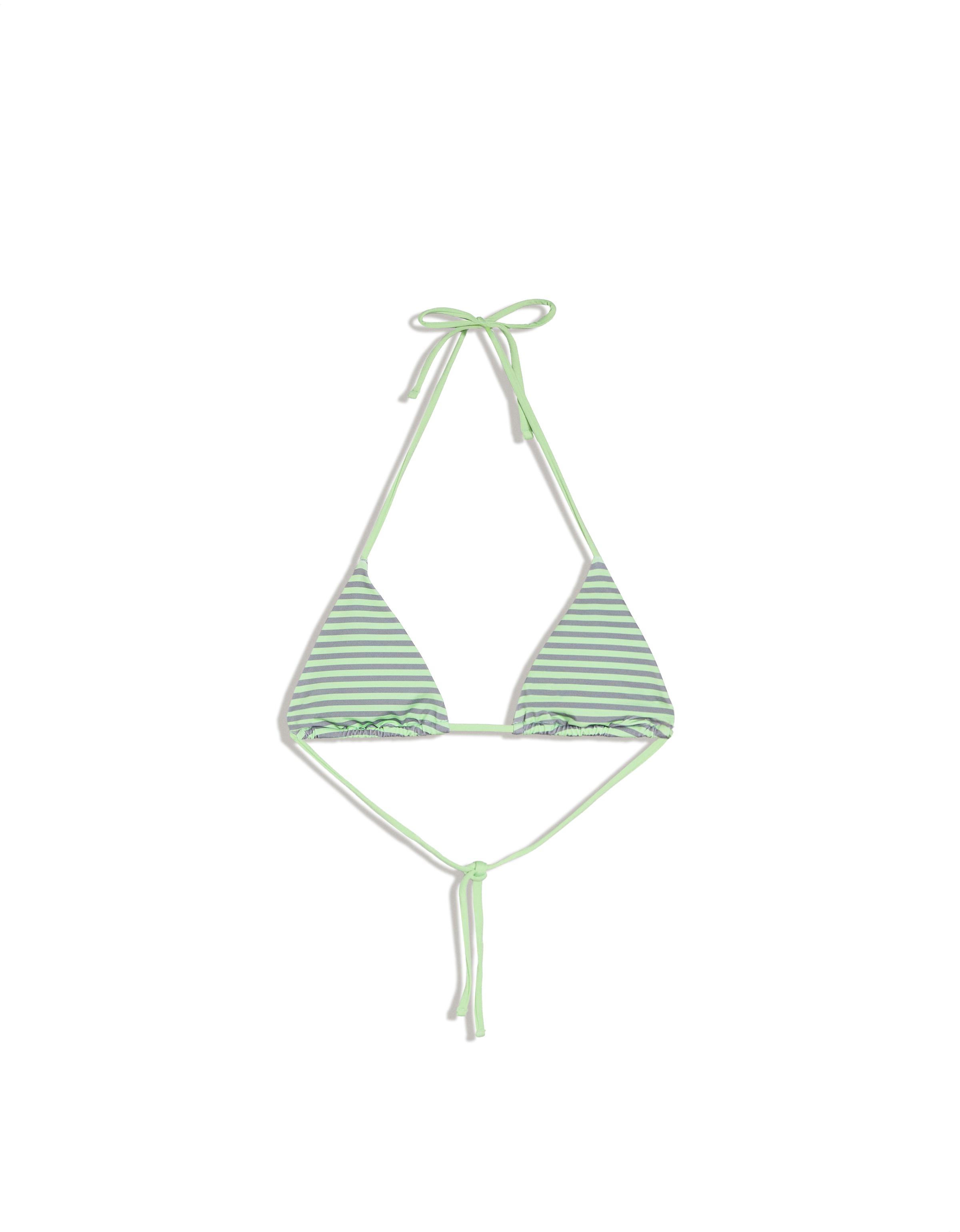 Triangle bikini top — Green